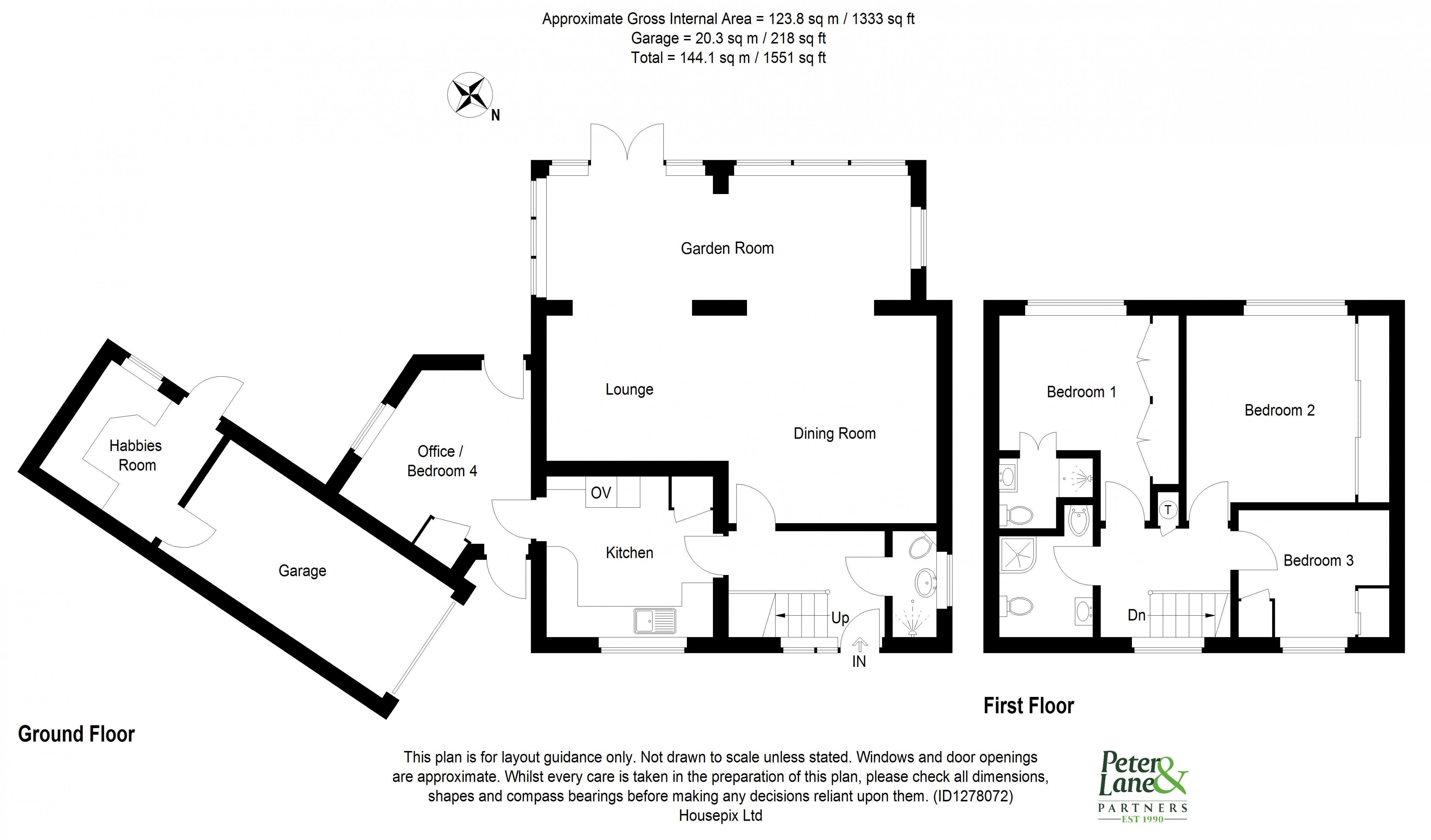 Floorplan for Buckden, St Neots