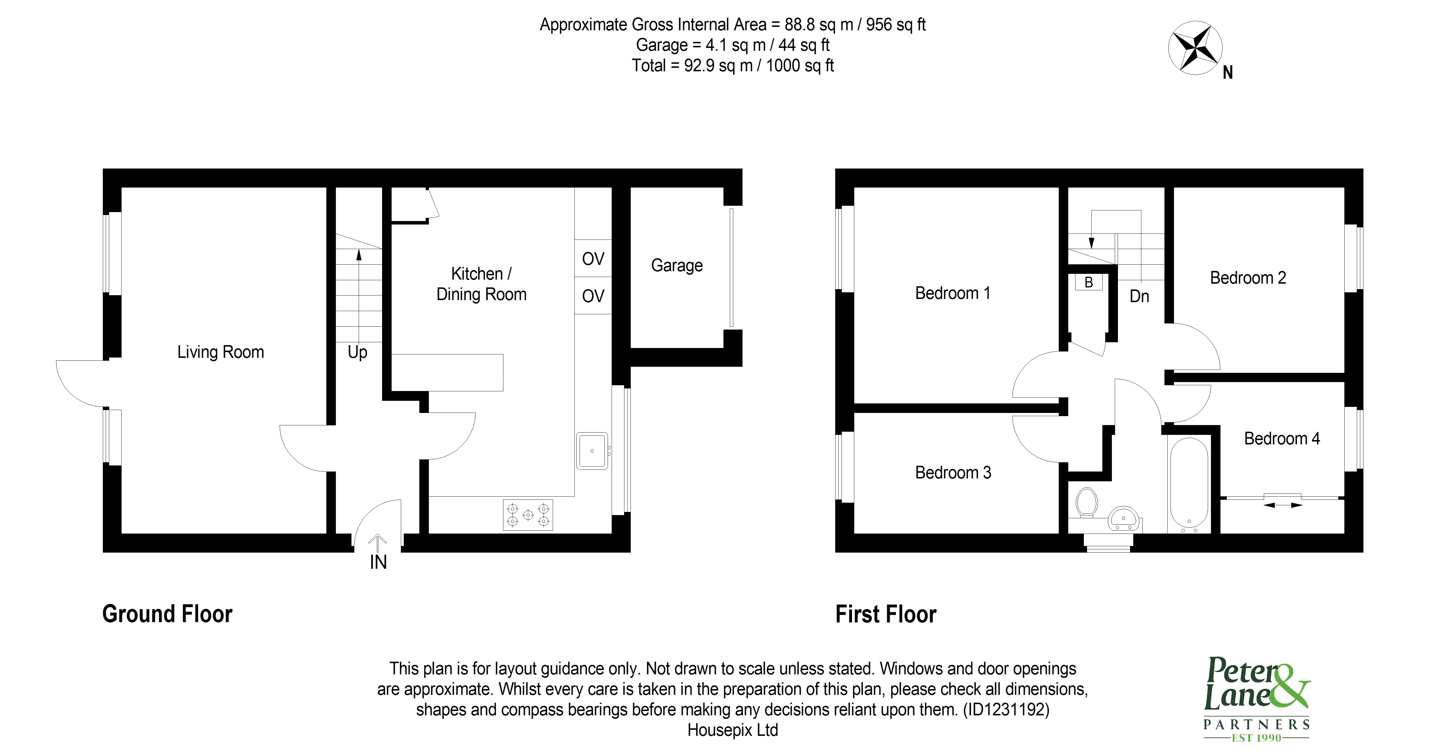 Floorplan for St Ives, Huntingdon