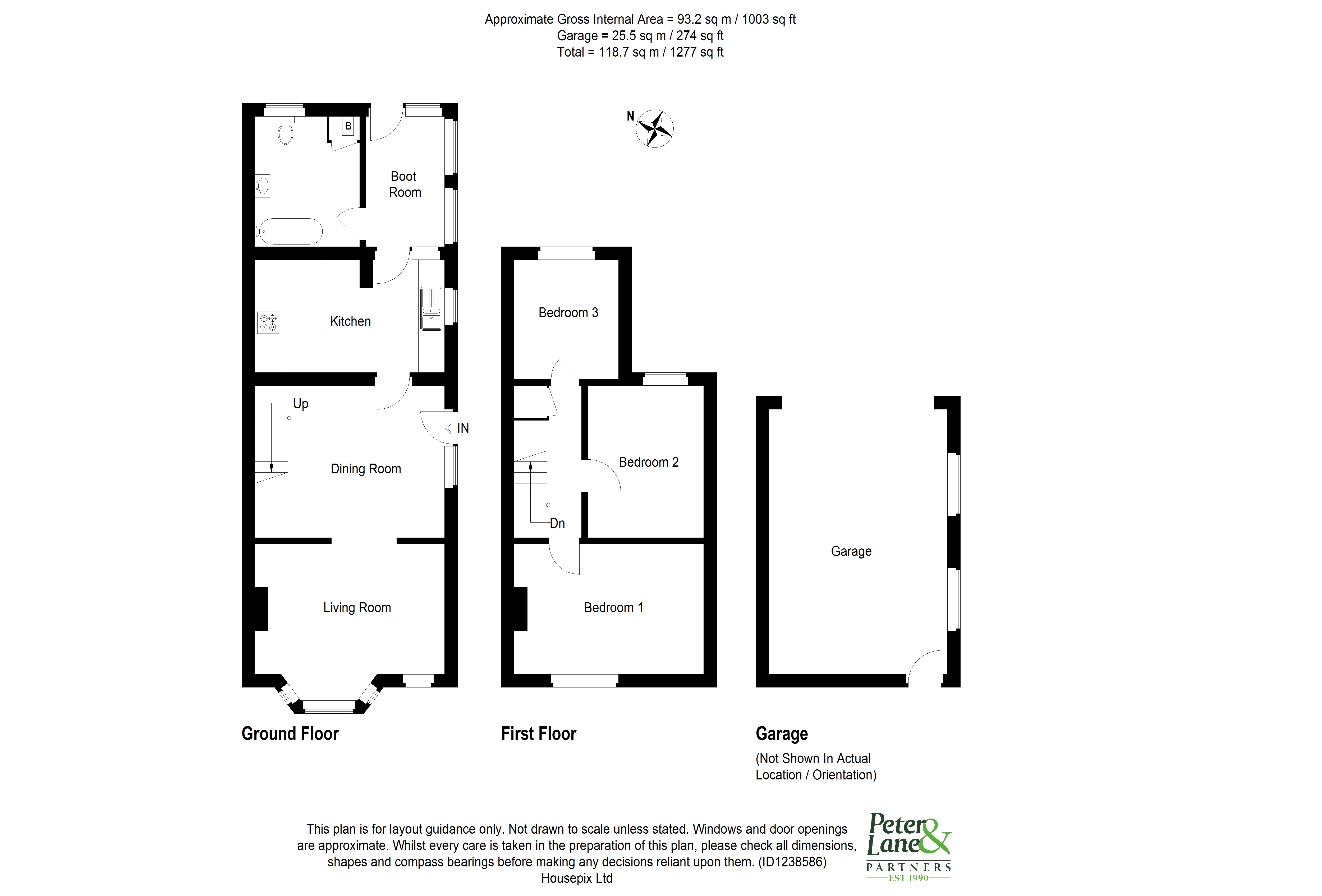 Floorplan for Hartford, Huntingdon
