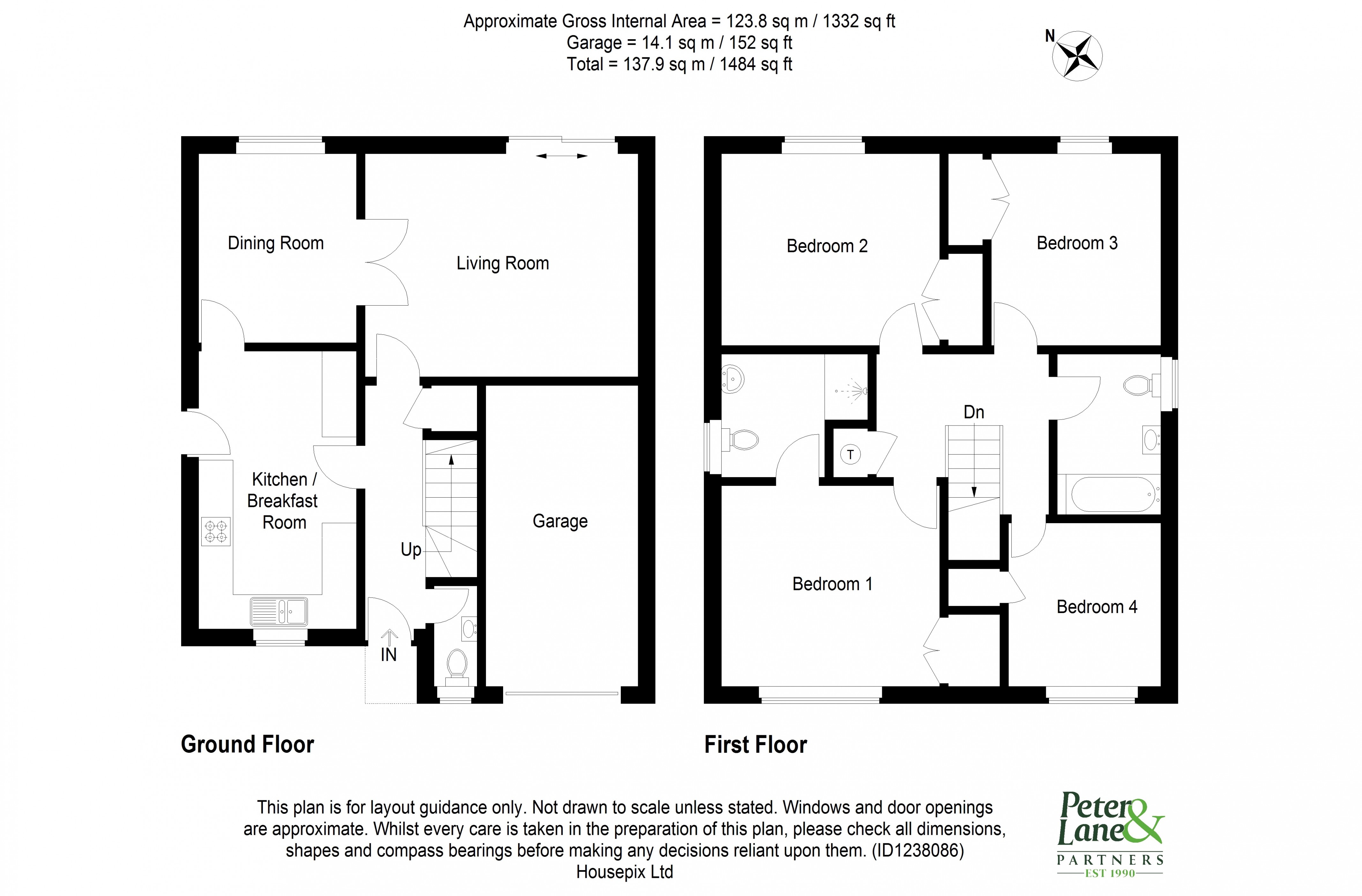 Floorplan for Stukeley Meadows, Huntingdon