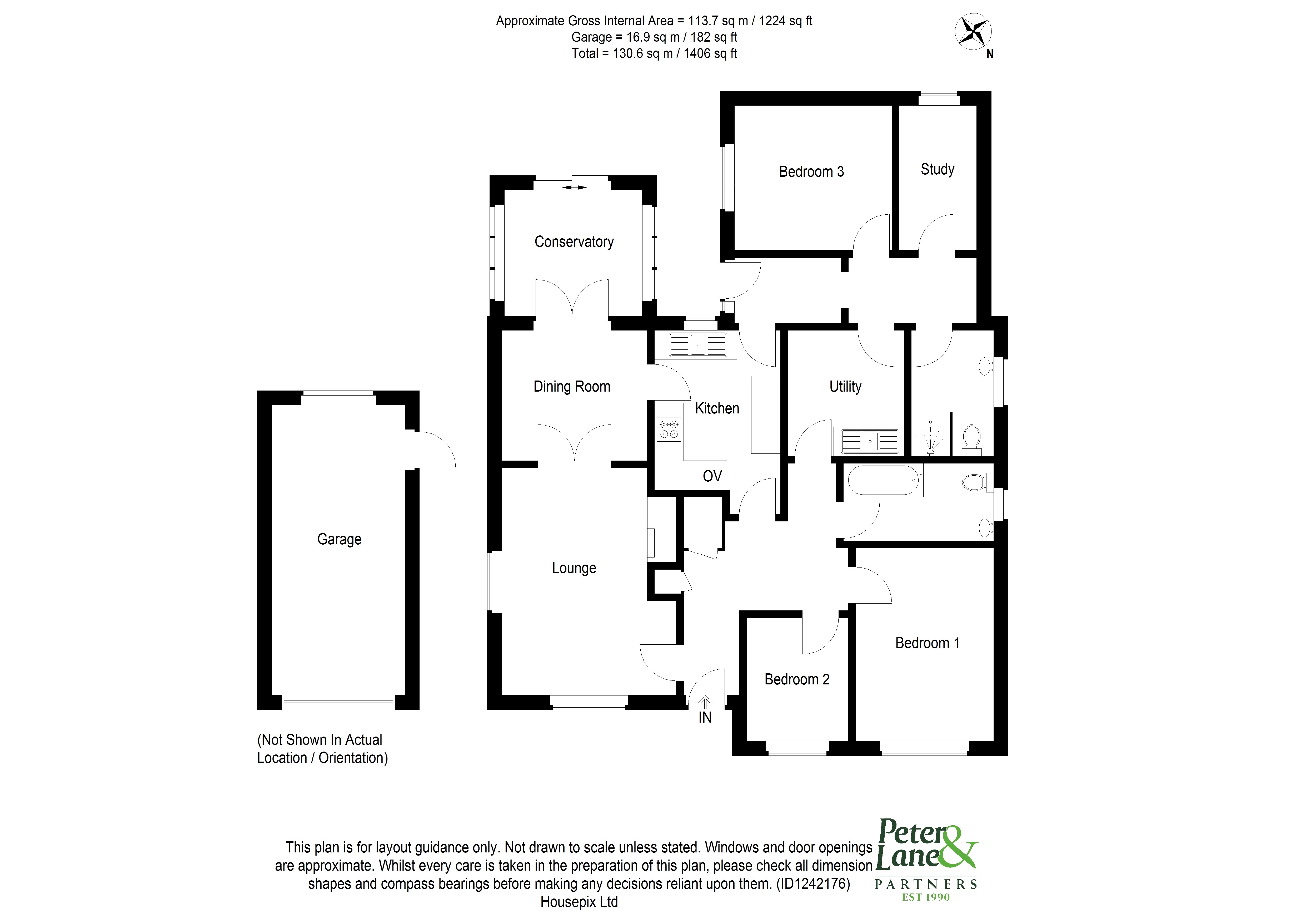 Floorplan for Hartford, Huntingdon