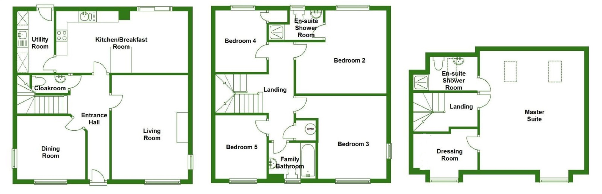 Floorplan for Sapley, Huntingdon