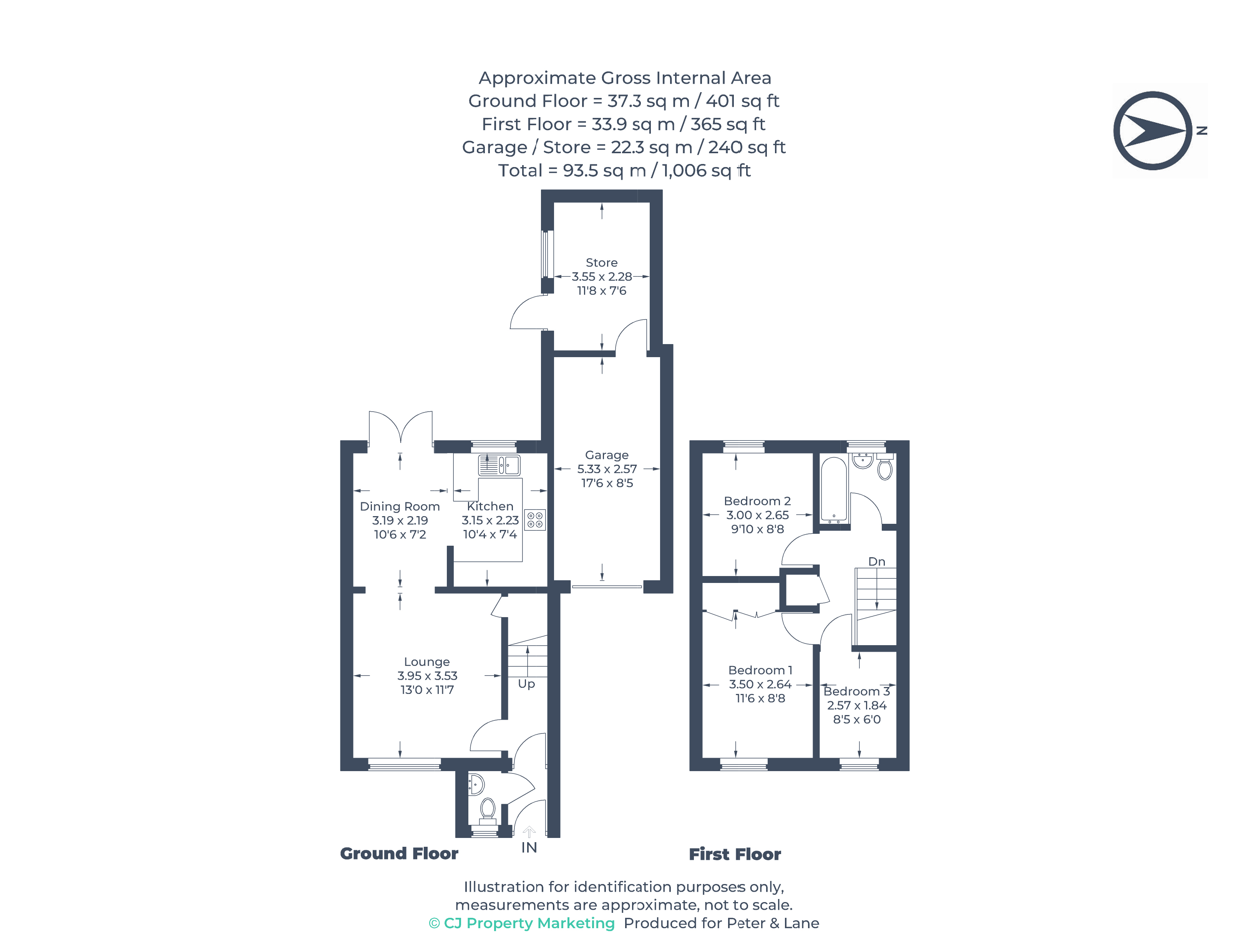 Floorplan for Eynesbury, St Neots, Cambridgeshire