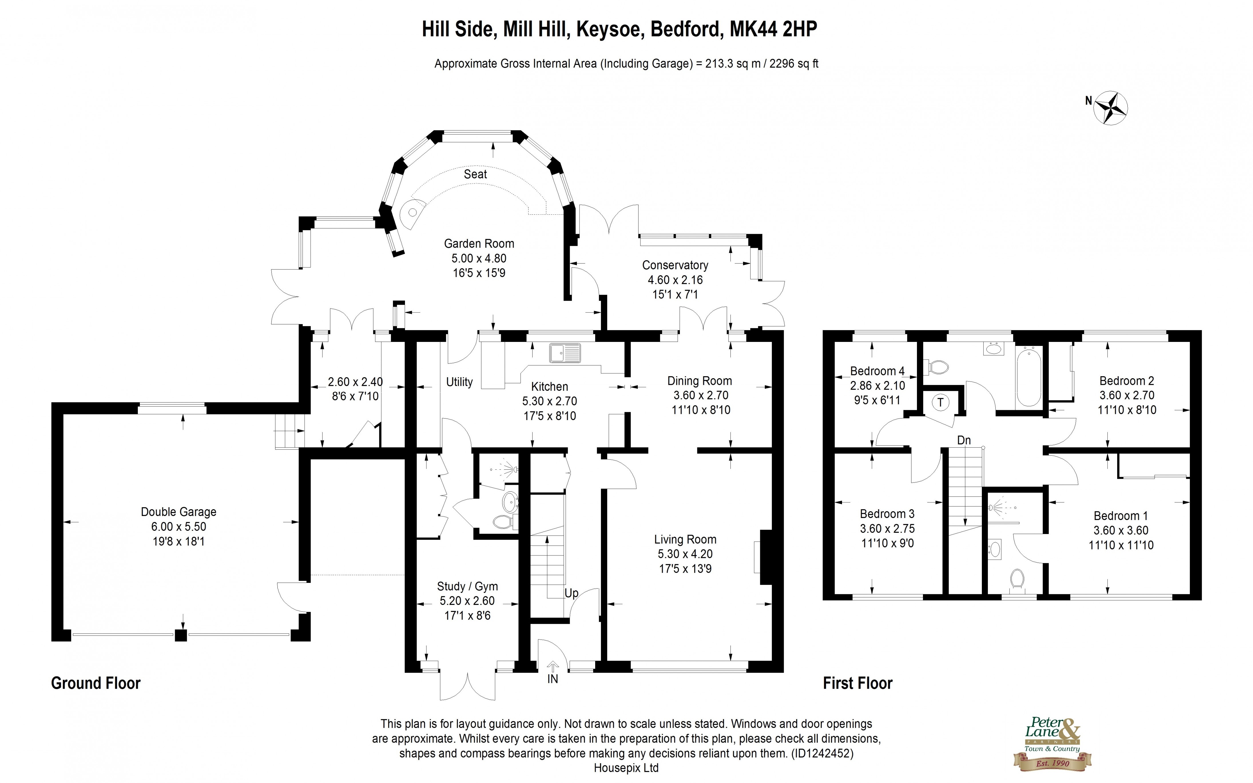 Floorplan for Mill Hill, Keysoe