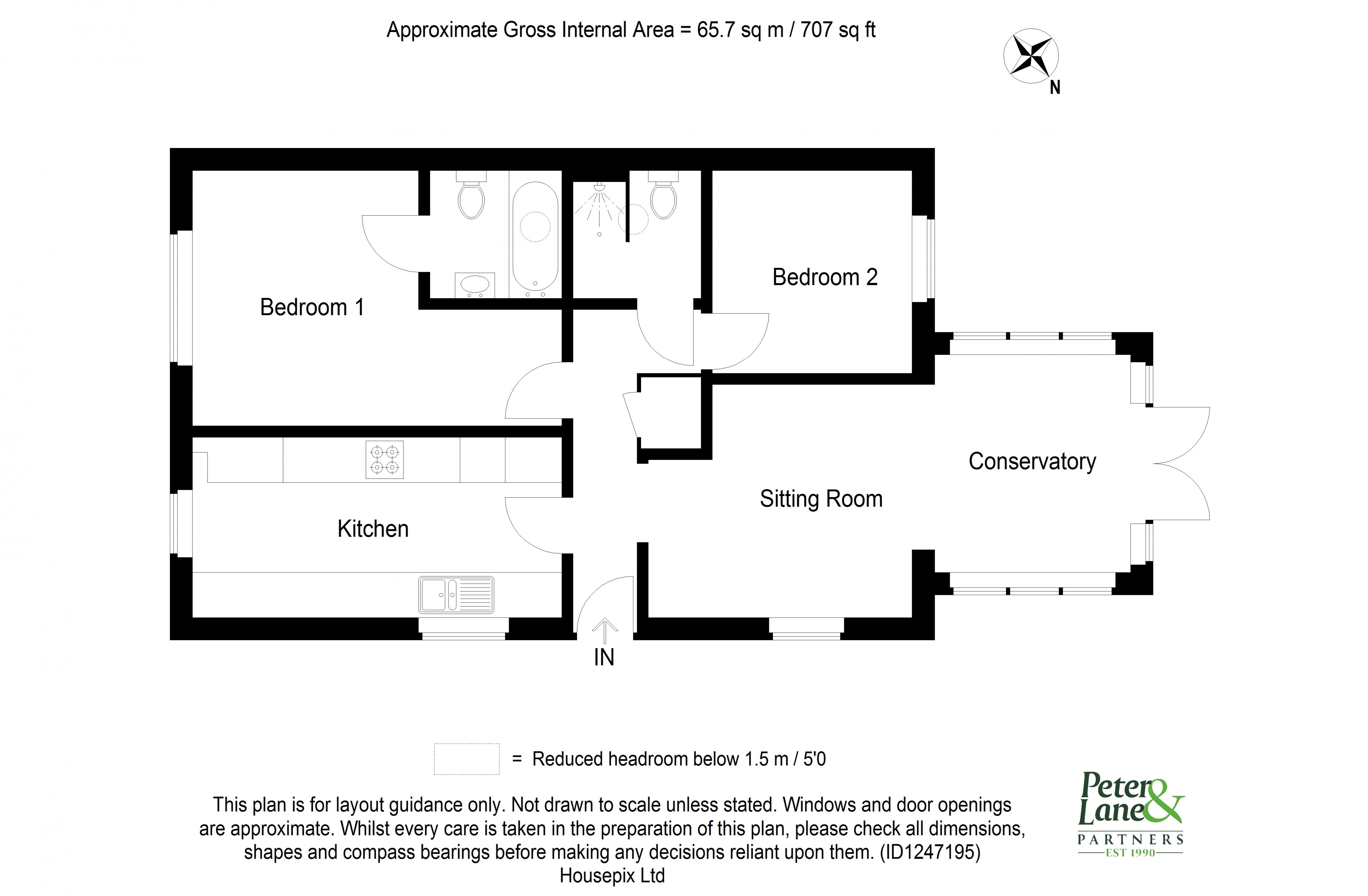 Floorplan for Brampton, Huntingdon, Cambridgeshire
