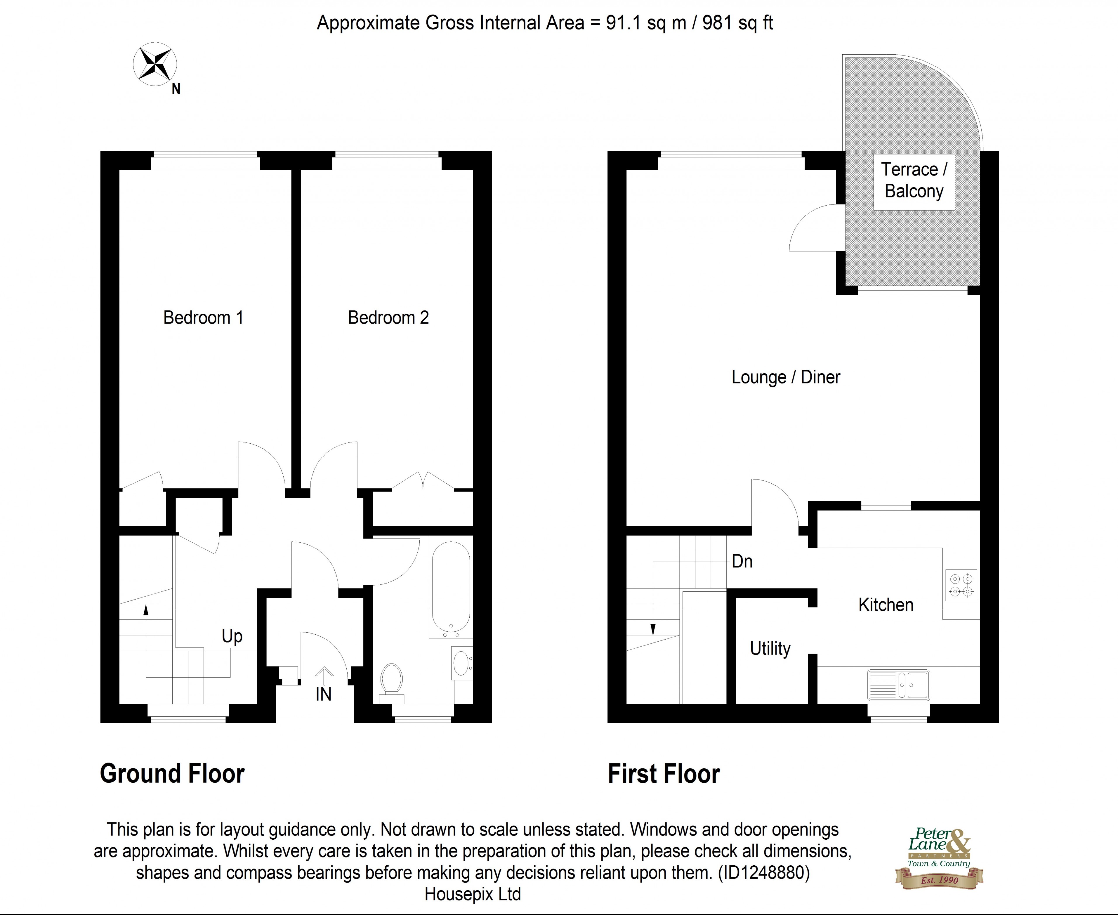 Floorplan for Ramsey, Huntingdon