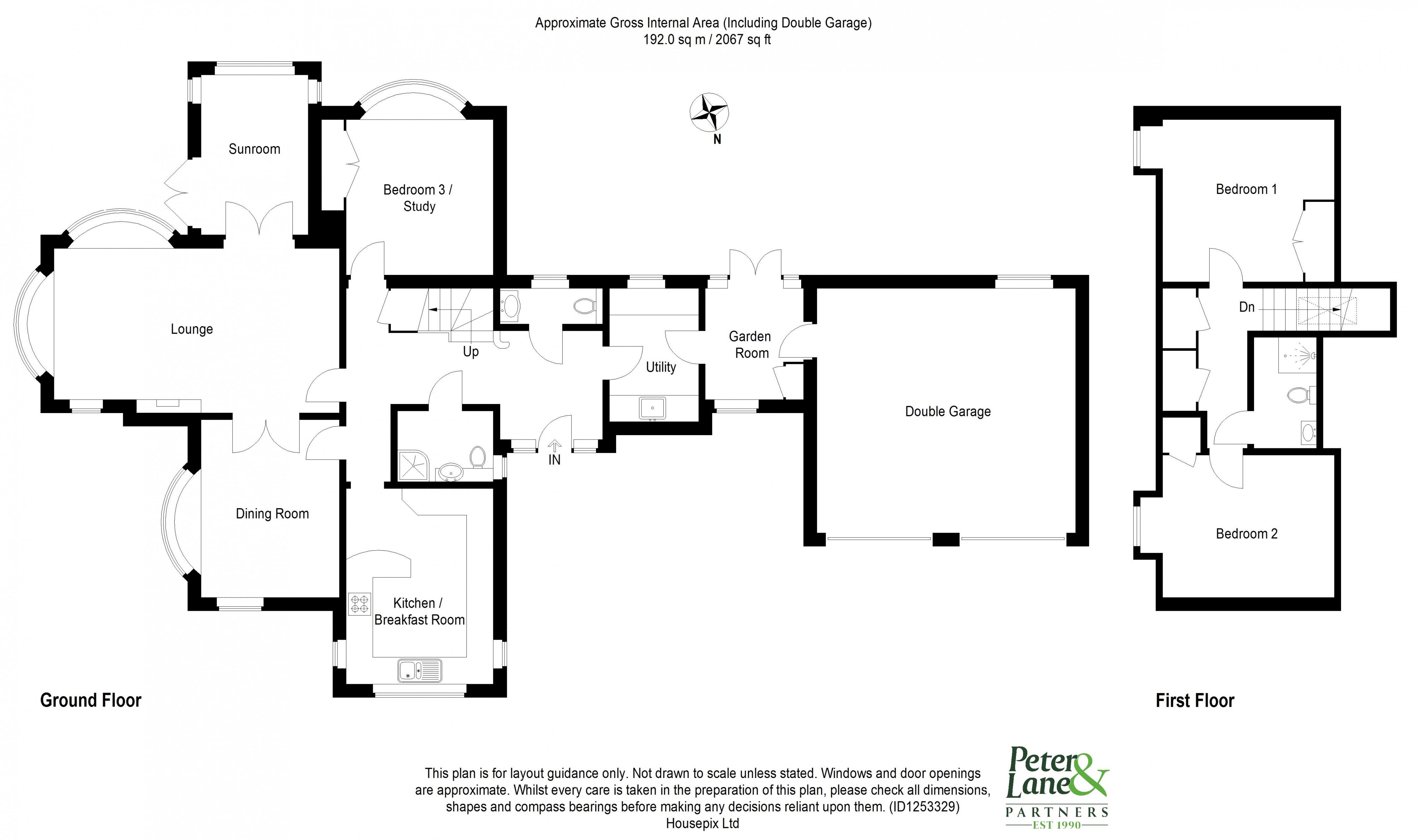 Floorplan for Hilton, Huntingdon