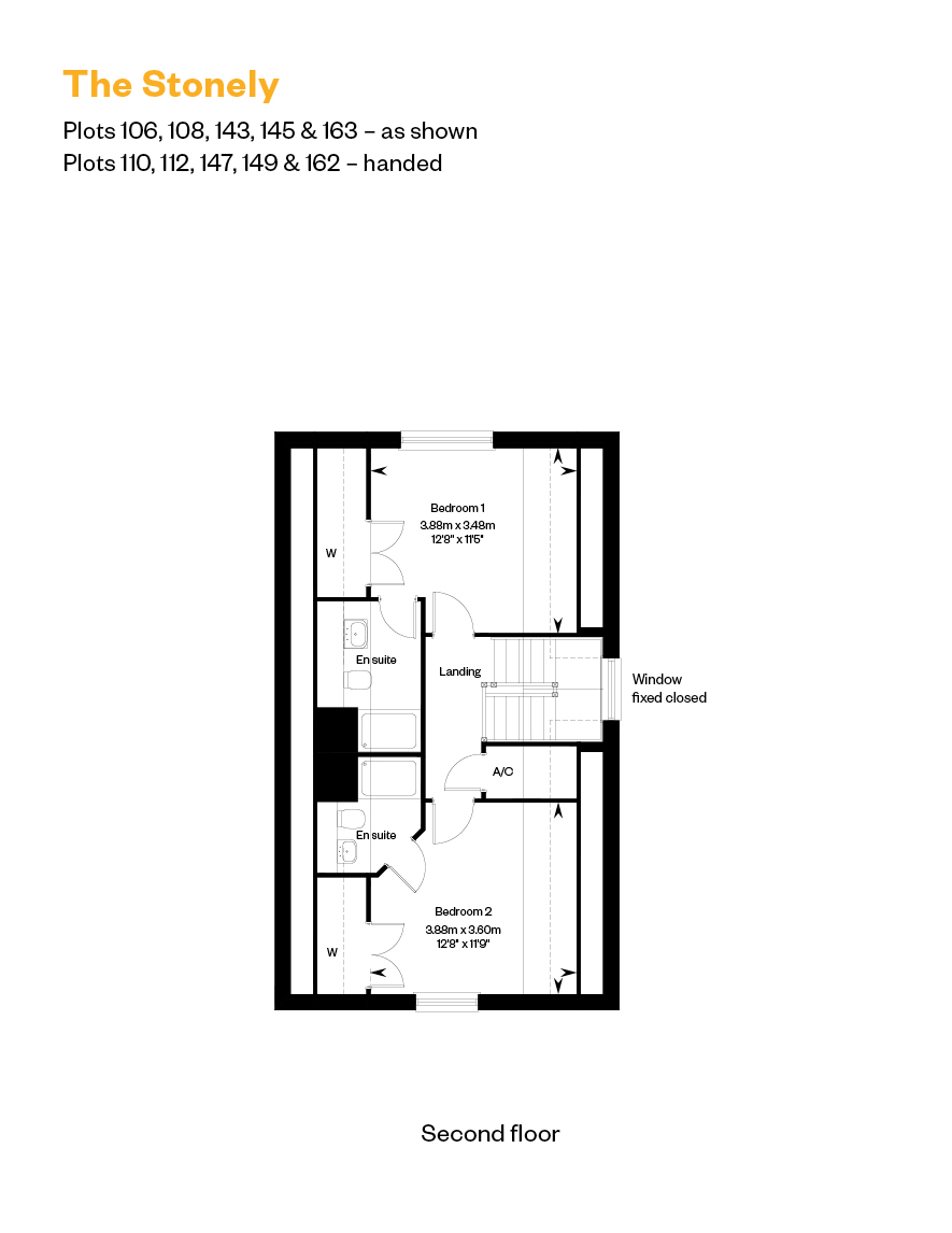 Floorplan for Gedney Way, St Neots, Cambridgeshire