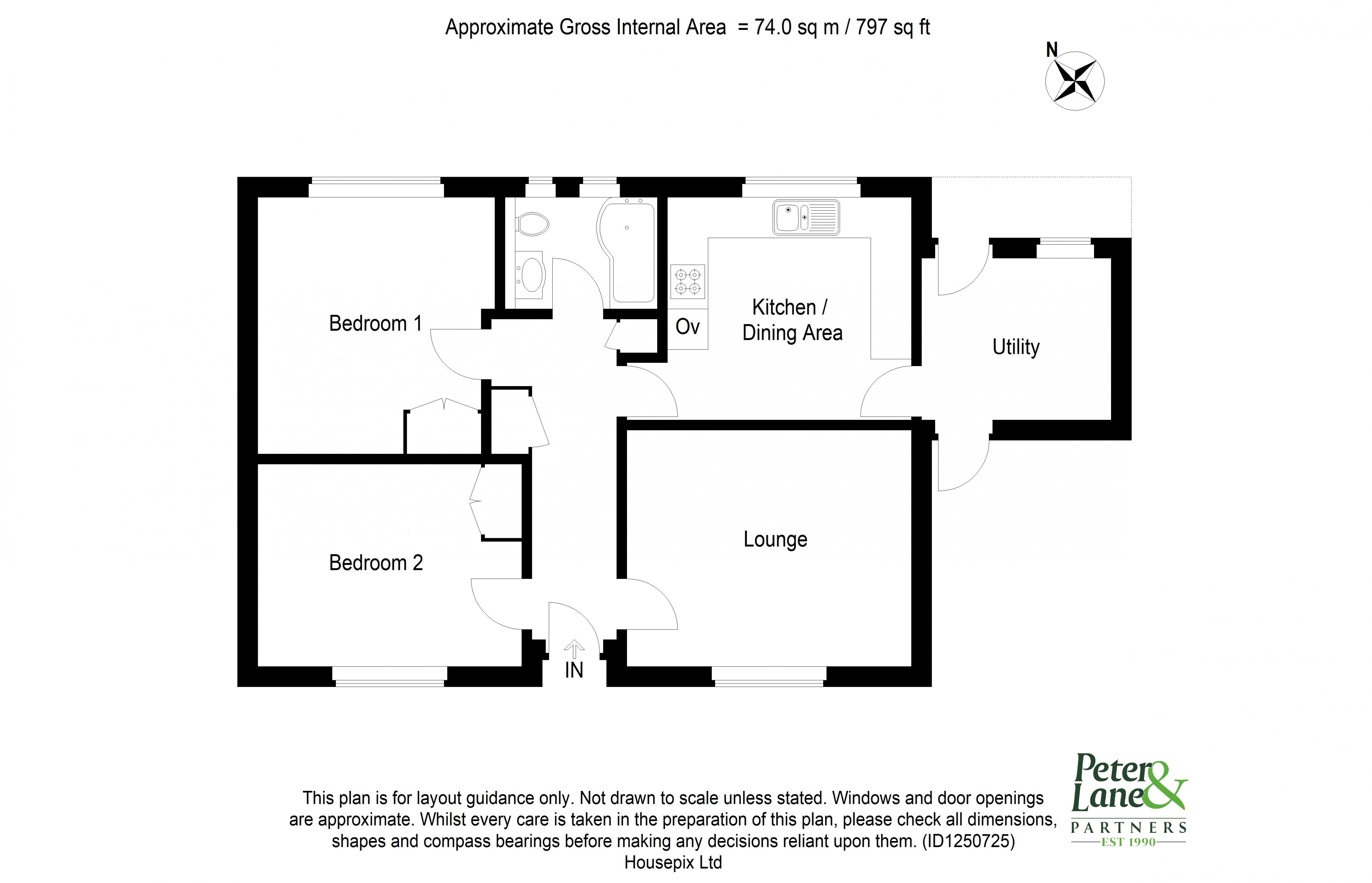 Floorplan for Great Stukeley, Huntingdon
