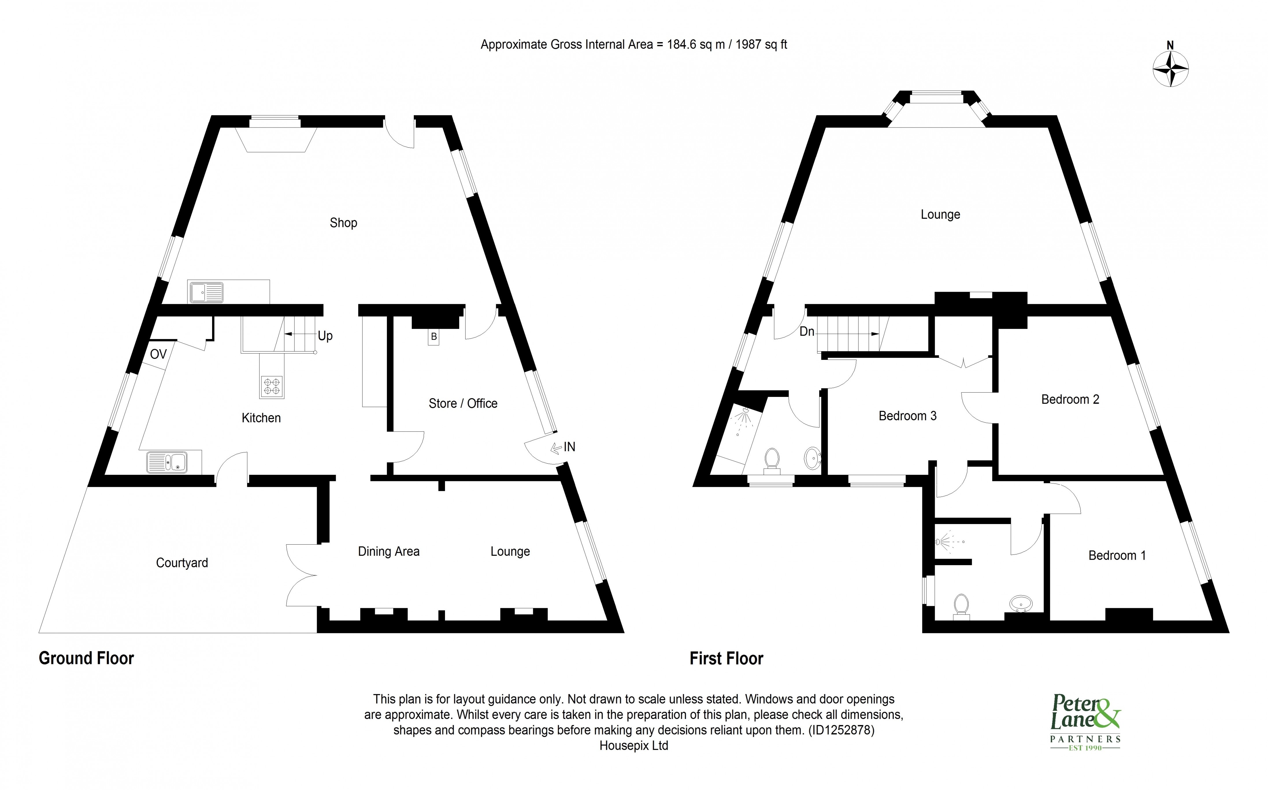 Floorplan for Godmanchester, Huntingdon