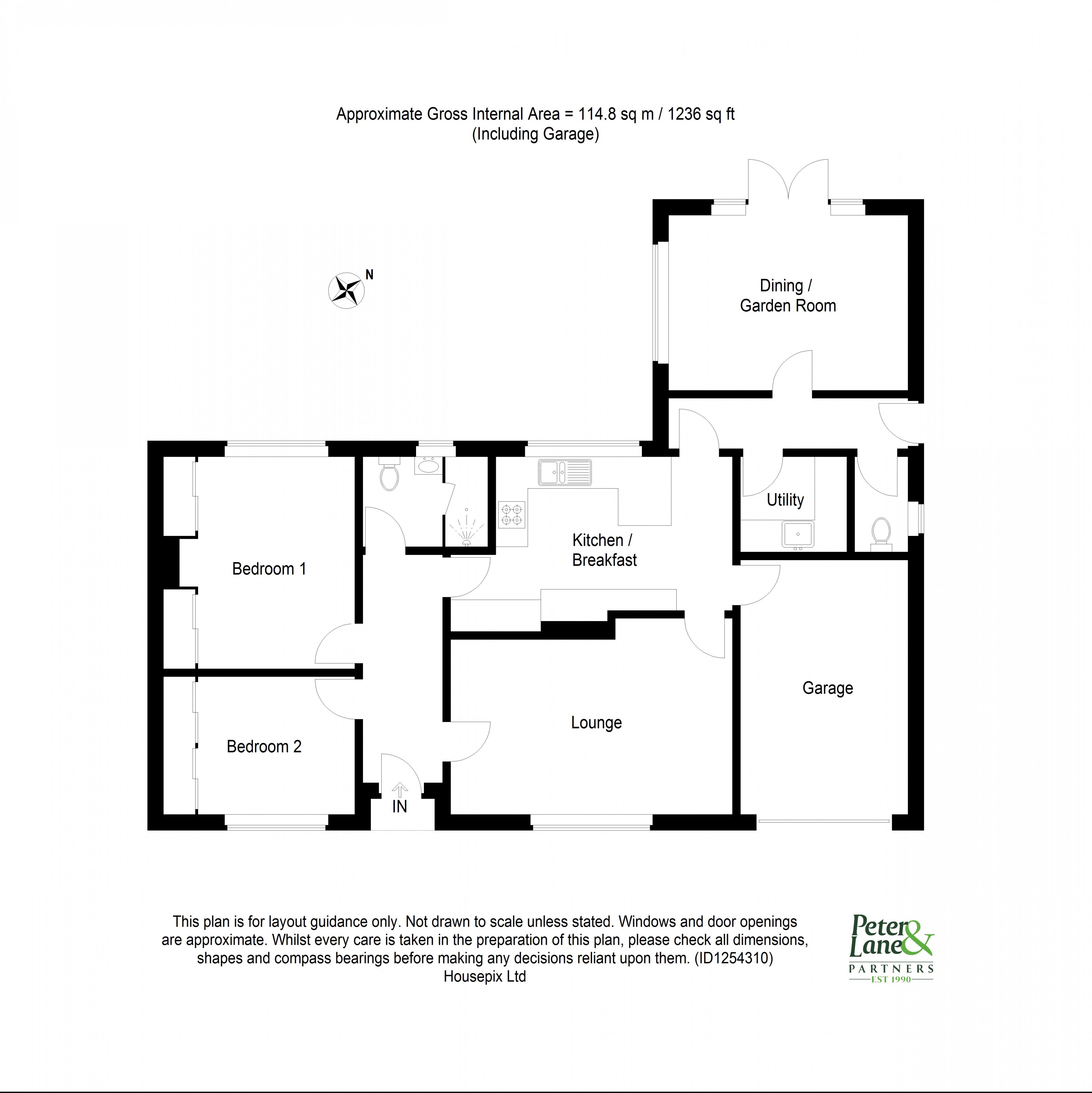 Floorplan for Upton, Huntingdon