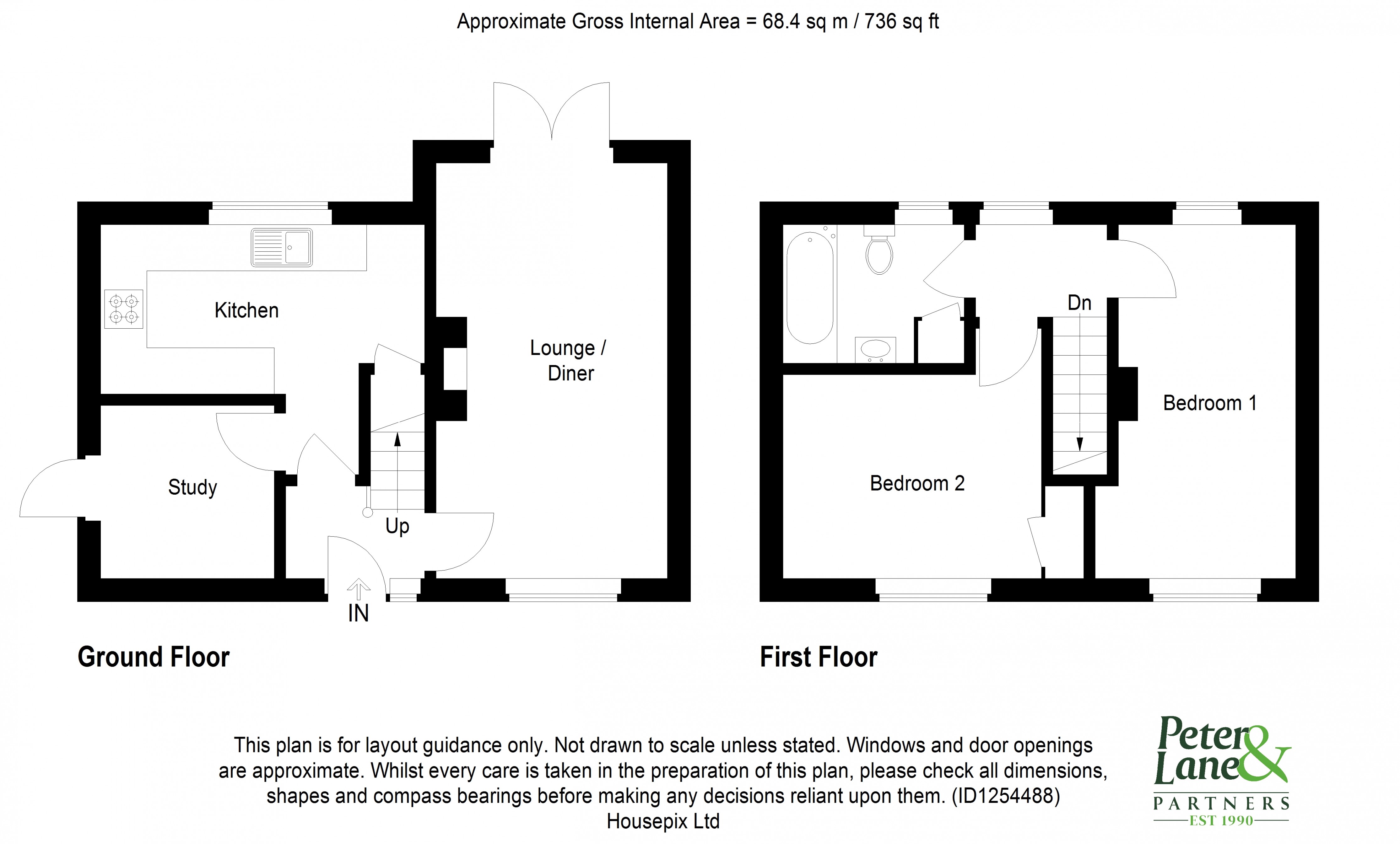 Floorplan for Brampton, Huntingdon