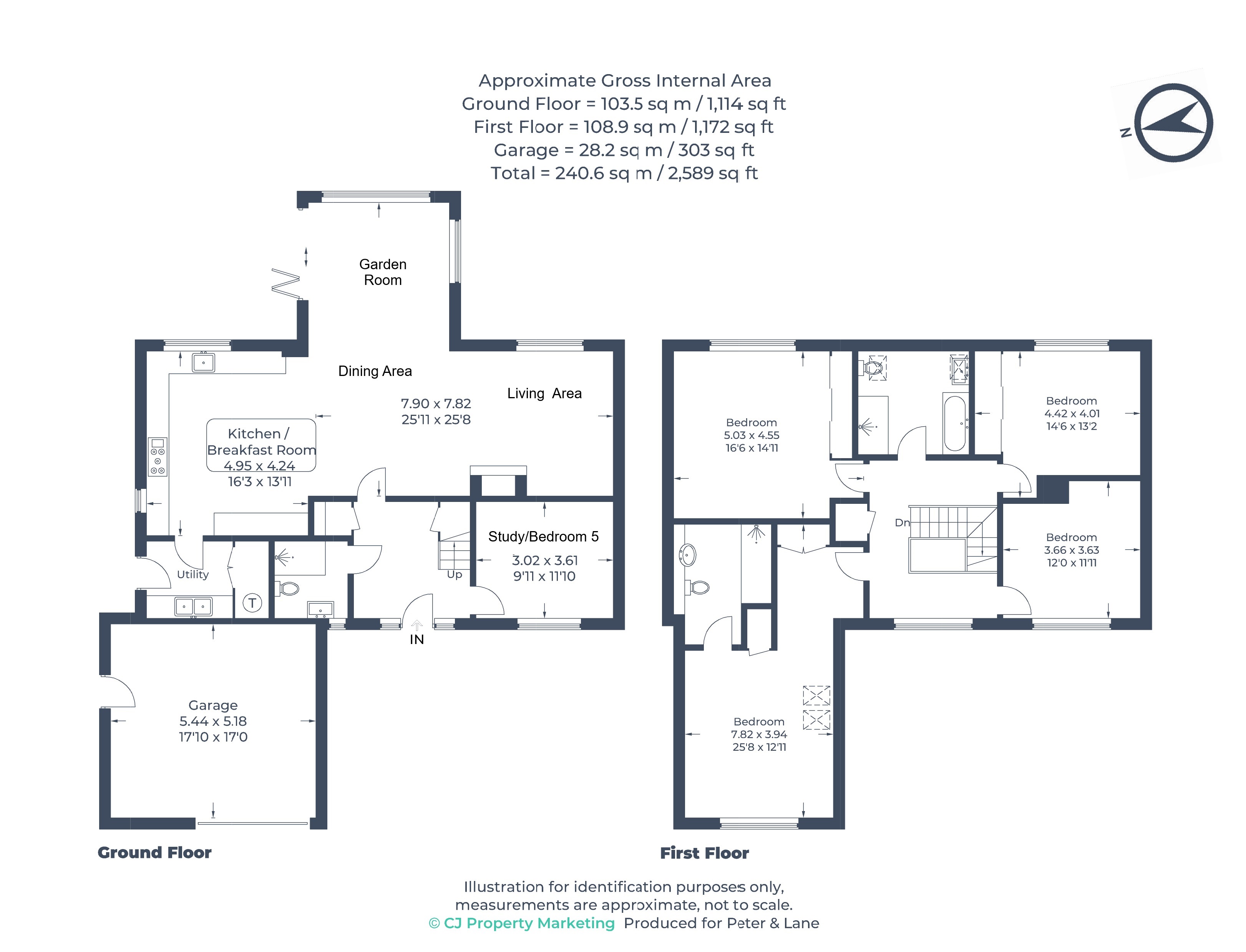 Floorplan for Papworth Saint Agnes, Cambridgeshire