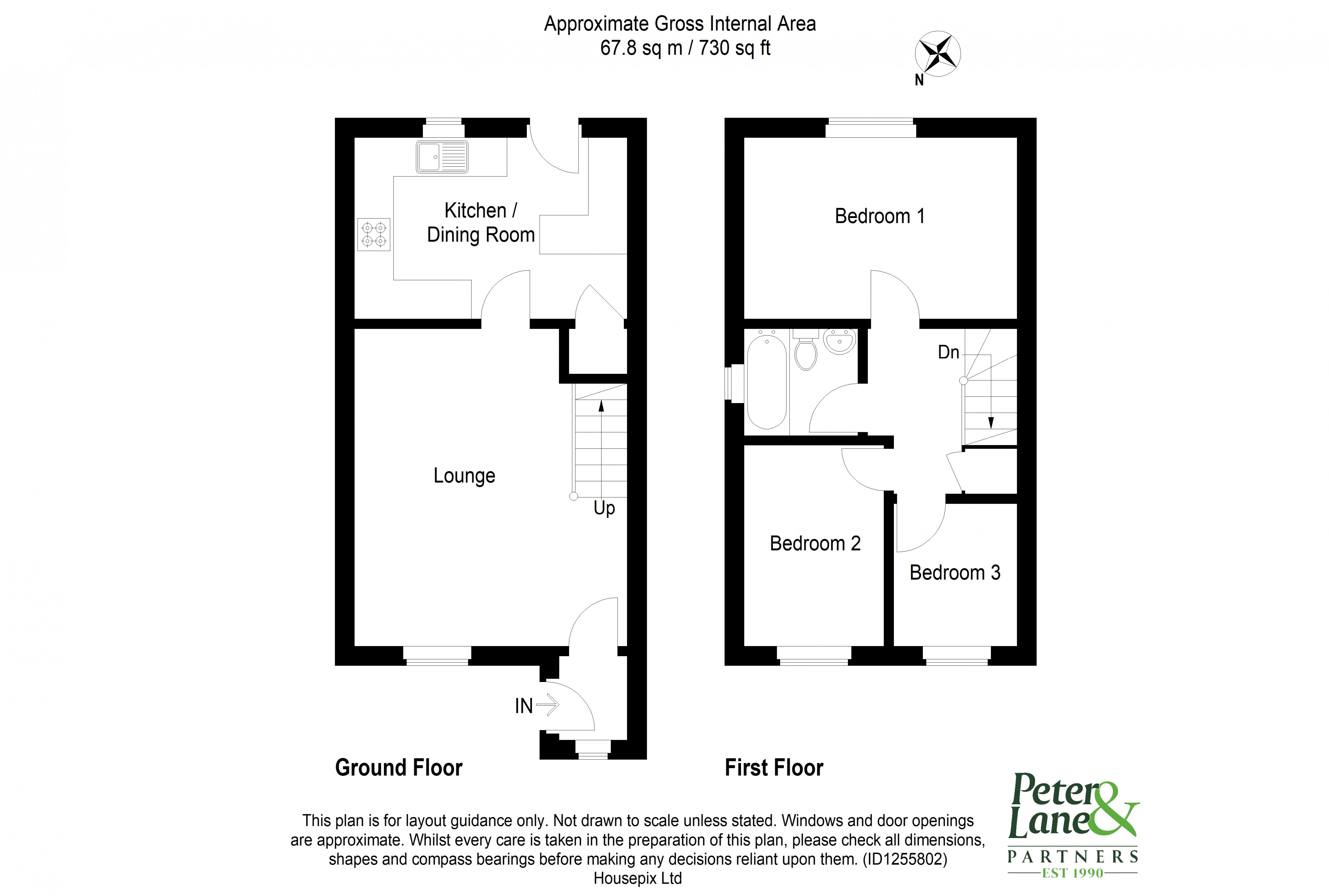 Floorplan for Stukeley Meadows, Huntingdon