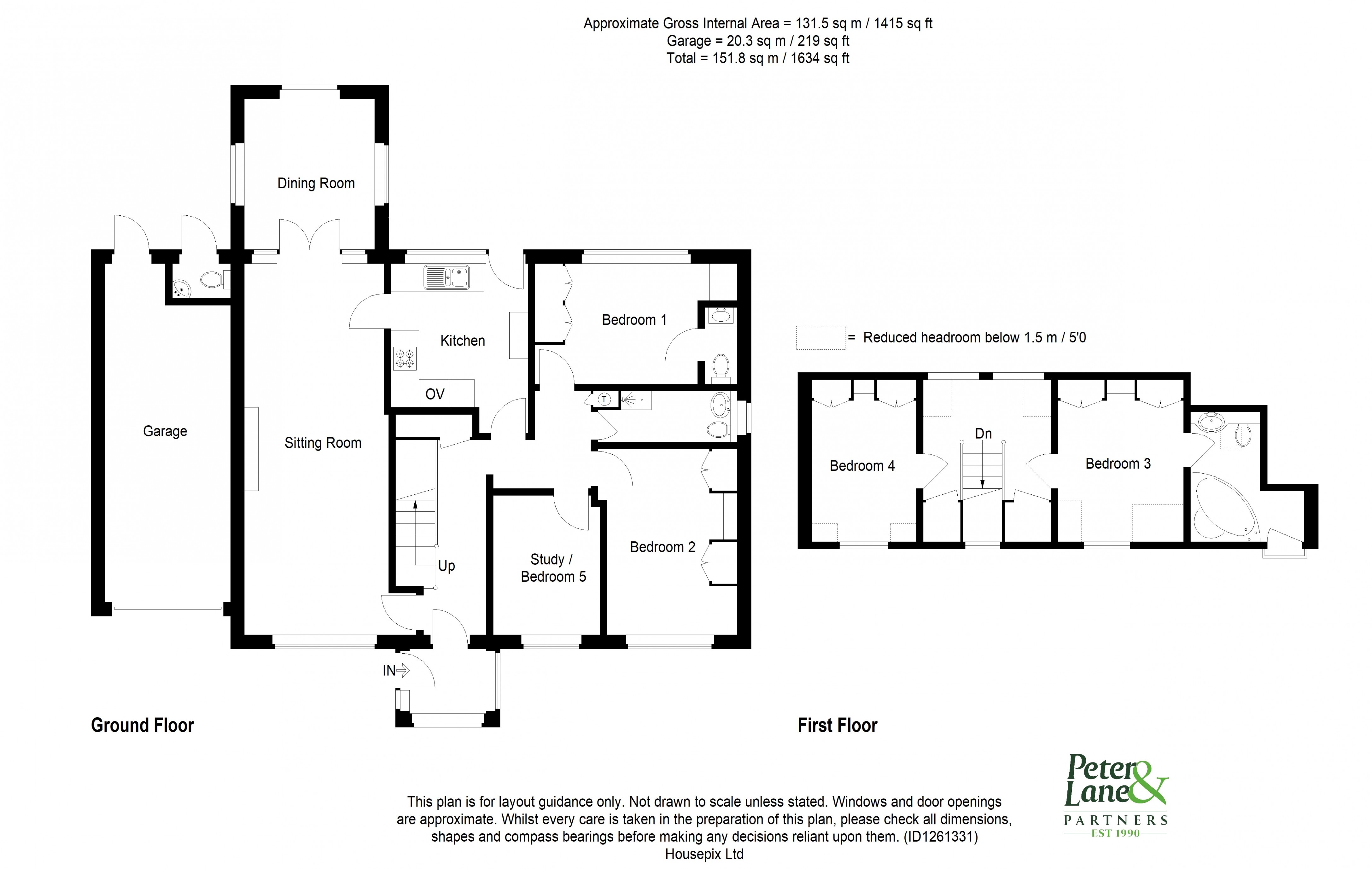 Floorplan for Great Stukeley, Huntingdon