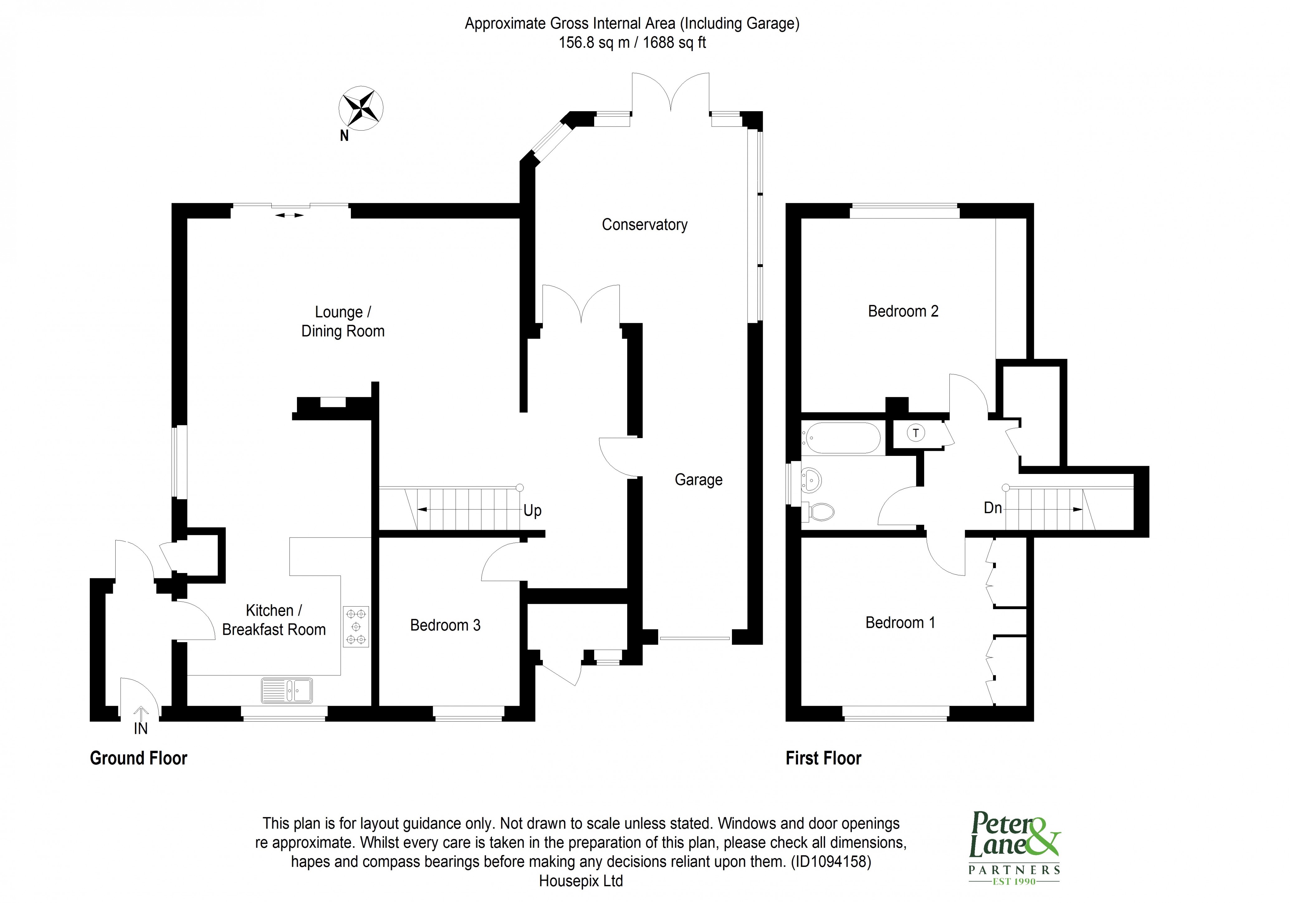 Floorplan for Hartford, Huntingdon