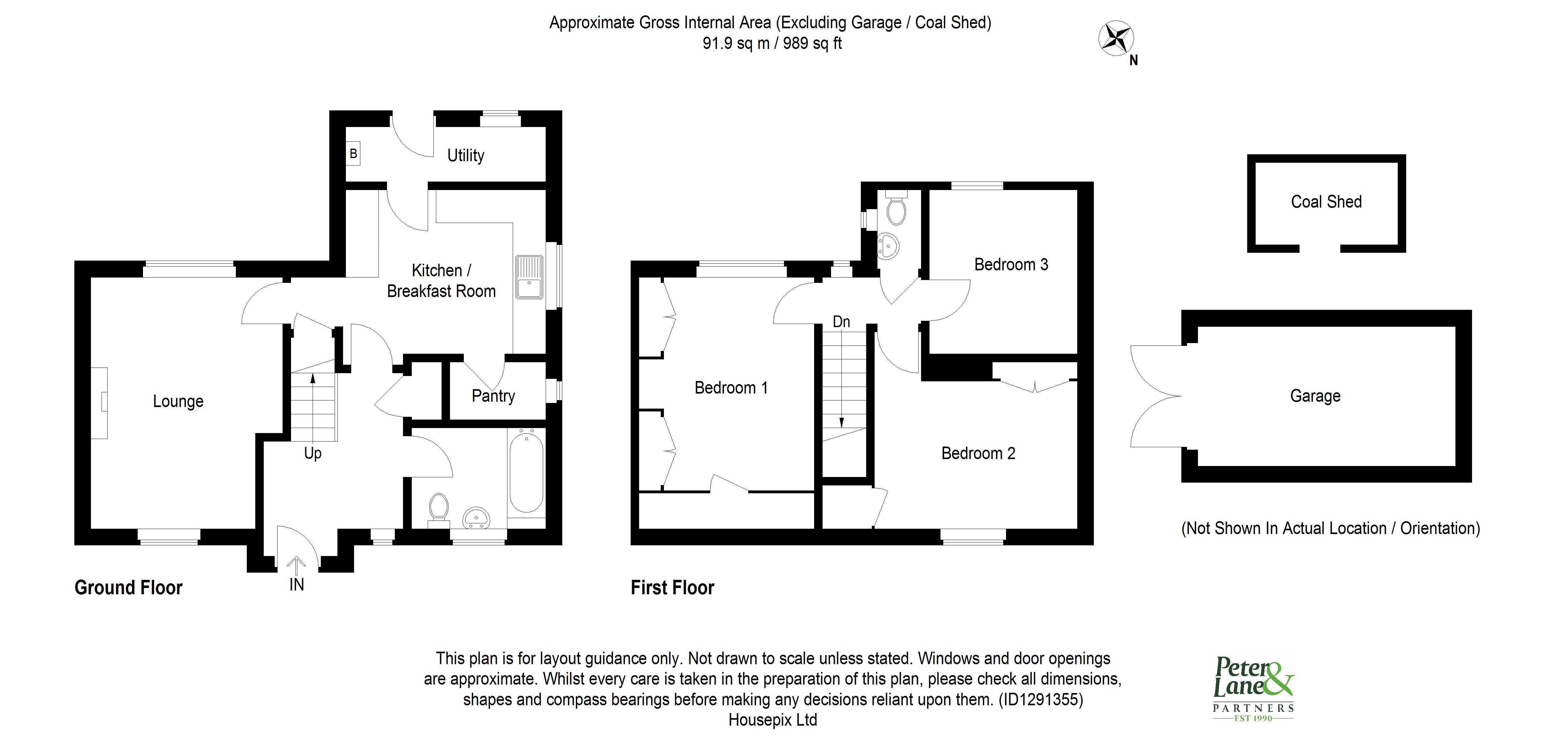 Floorplan for Broughton, Huntingdon