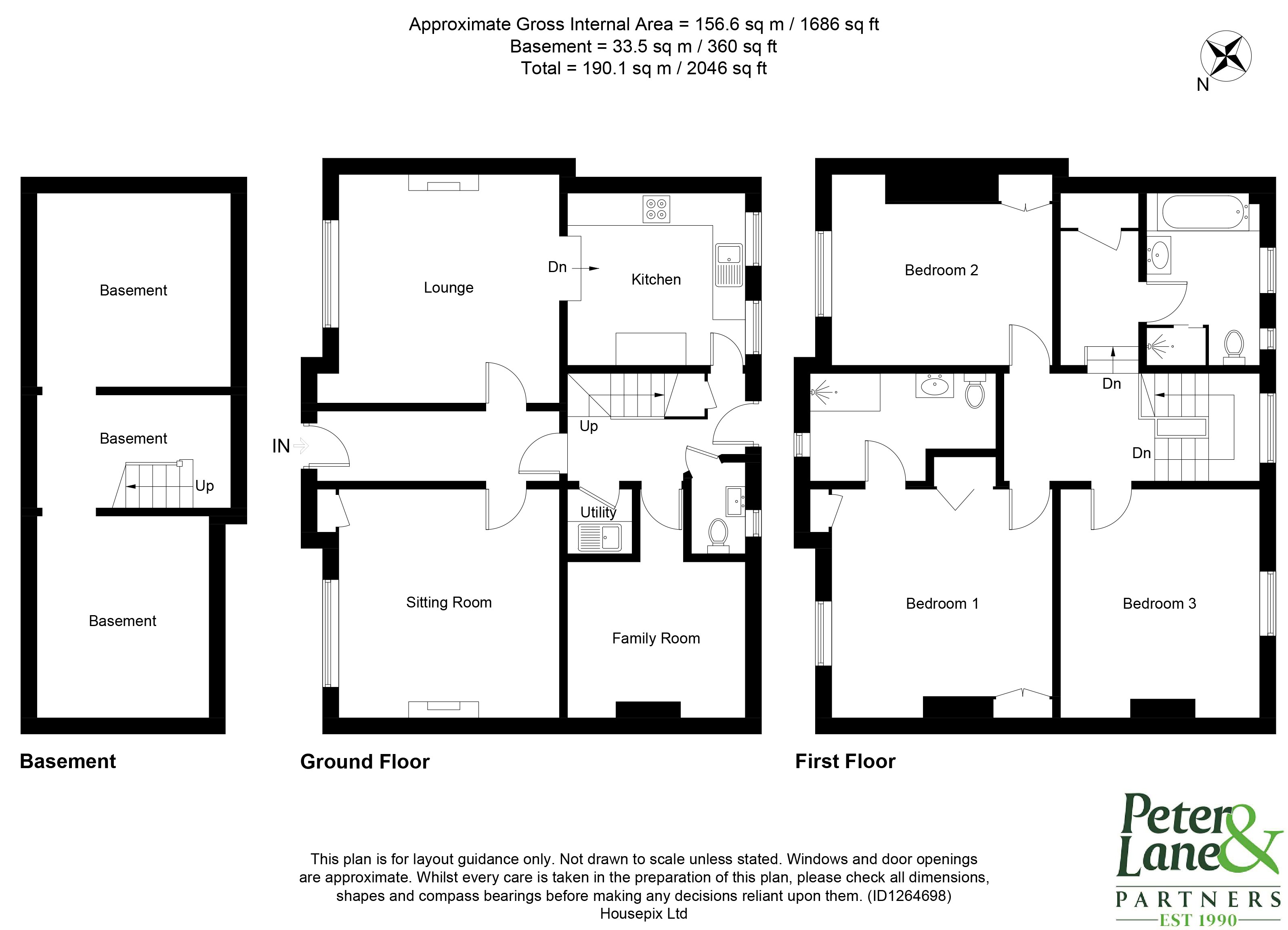 Floorplan for Ramsey, Huntingdon, Cambridgeshire