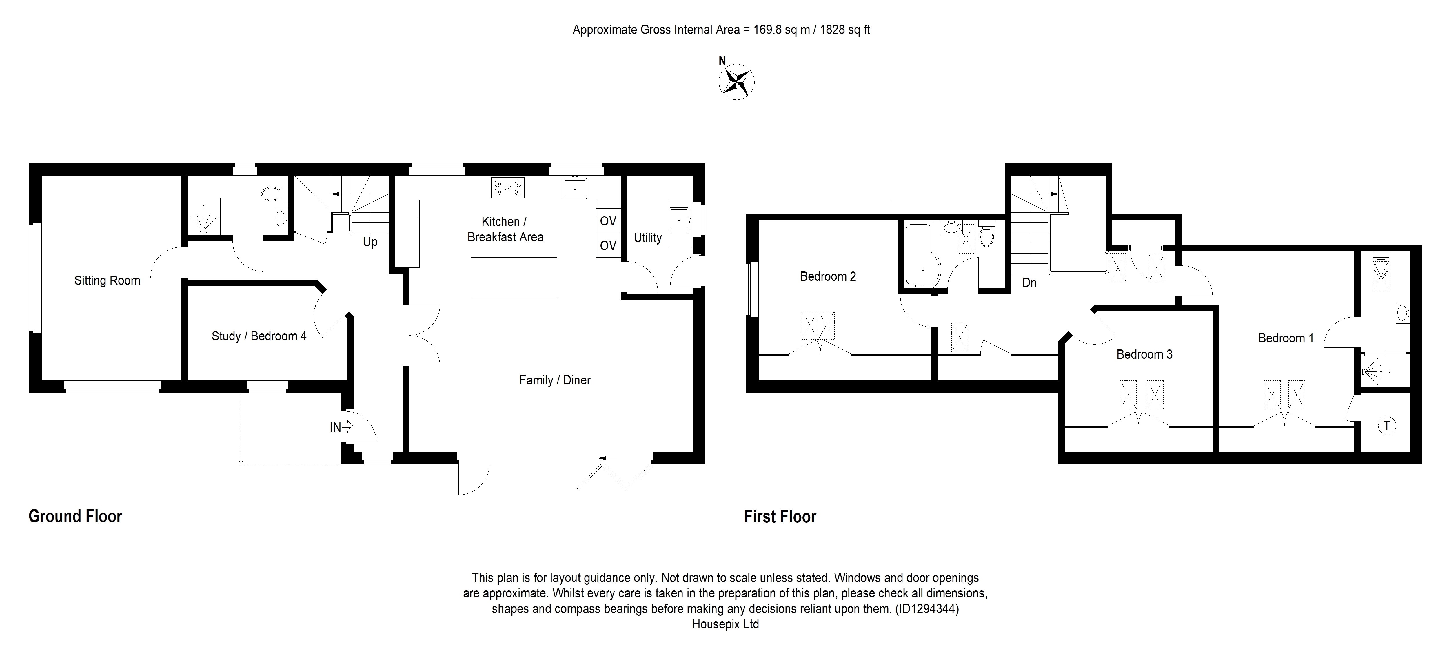 Floorplan for Somersham, Huntingdon