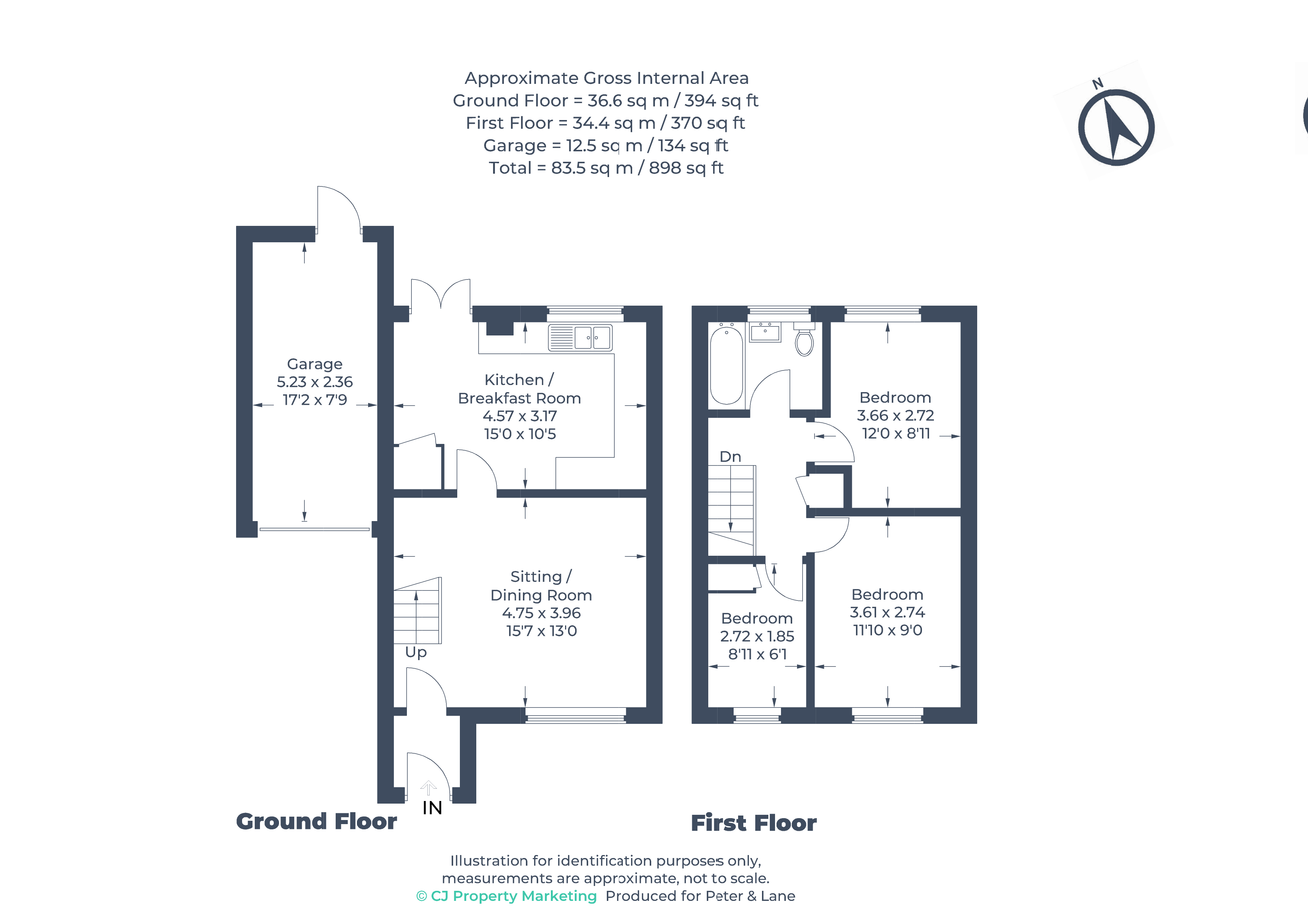 Floorplan for Cambridgeshire, Eaton Socon, St Neots