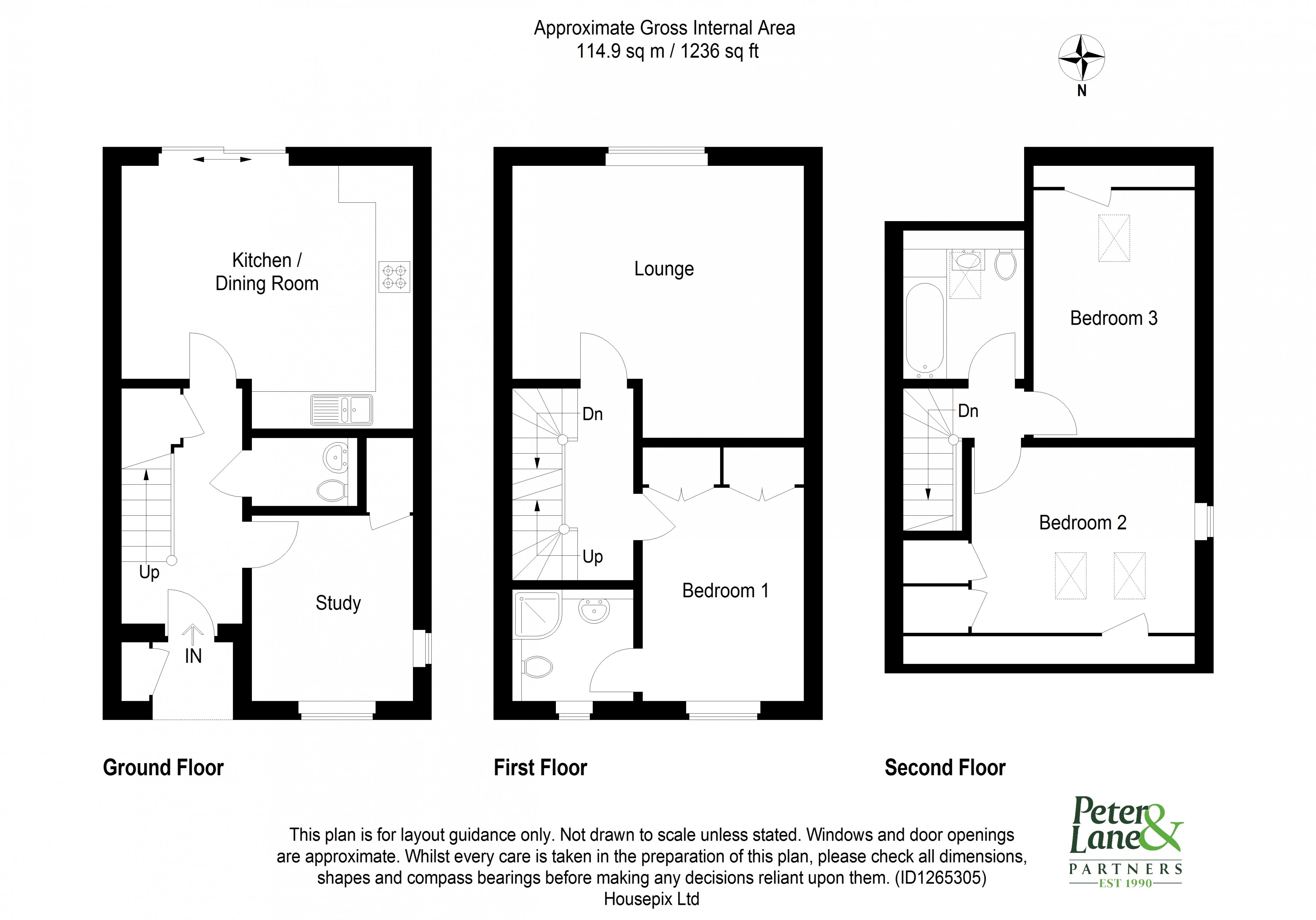 Floorplan for Brampton, Huntingdon