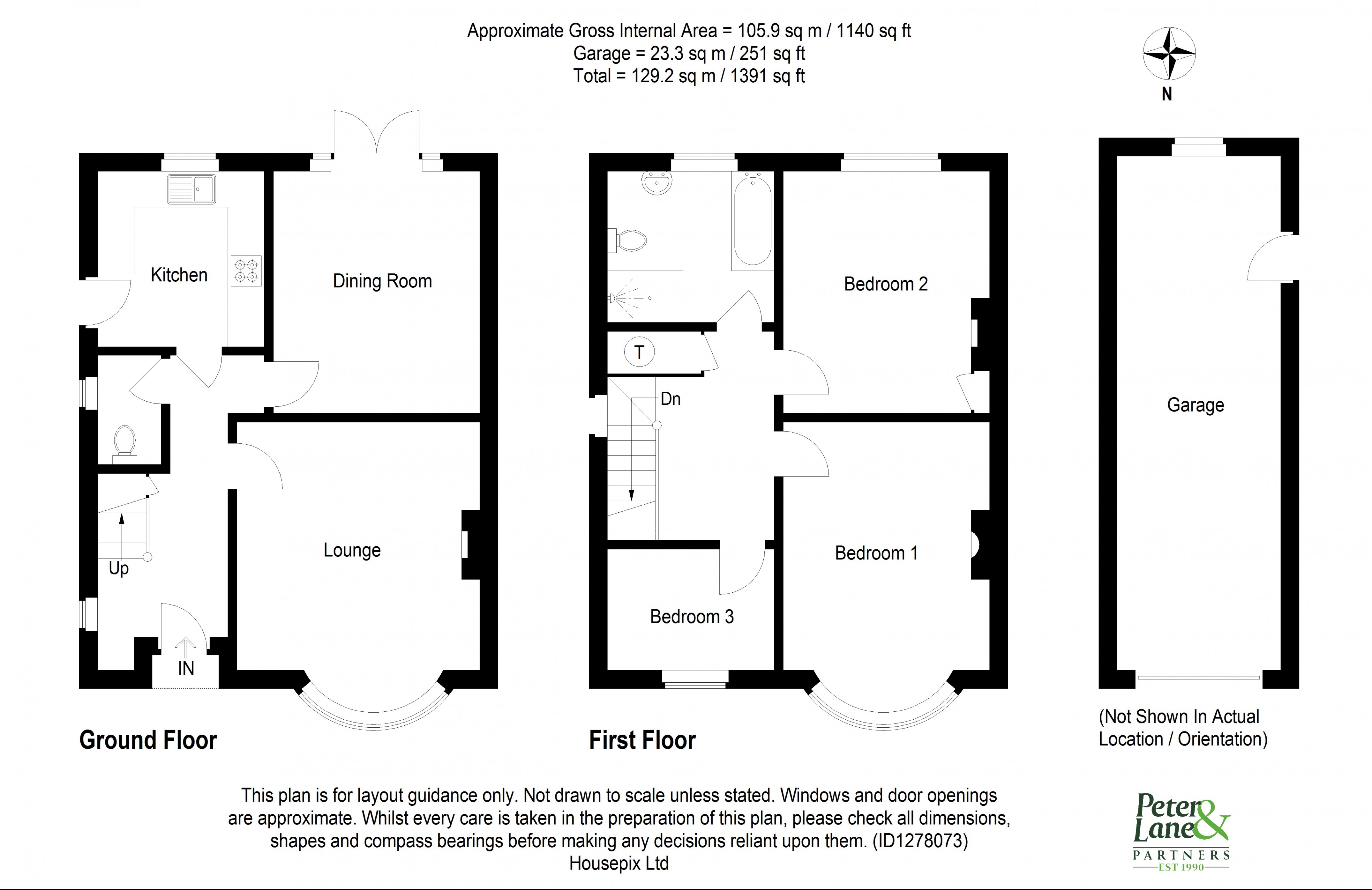 Floorplan for Castle Hill, Huntingdon