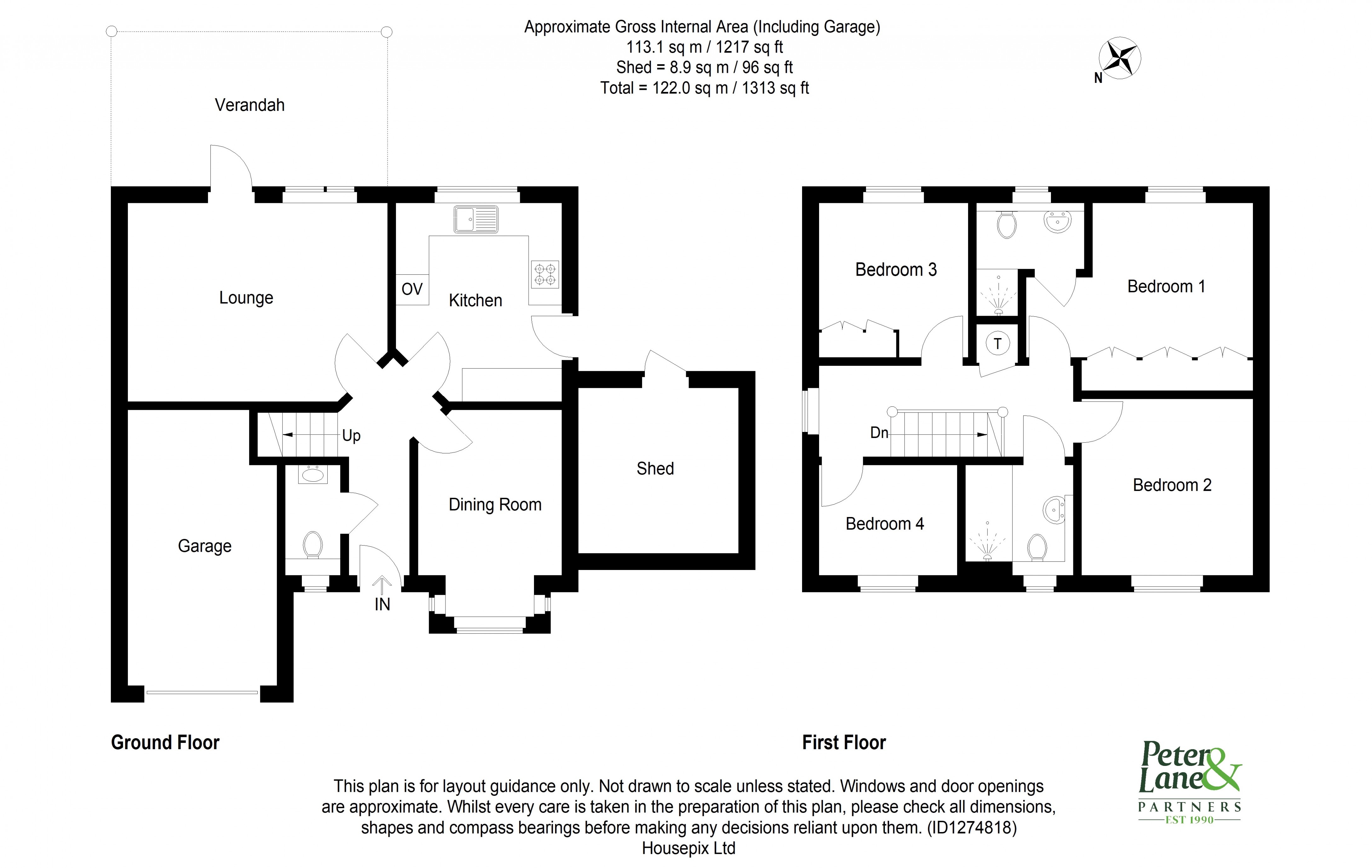 Floorplan for Stukeley Meadows, Huntingdon