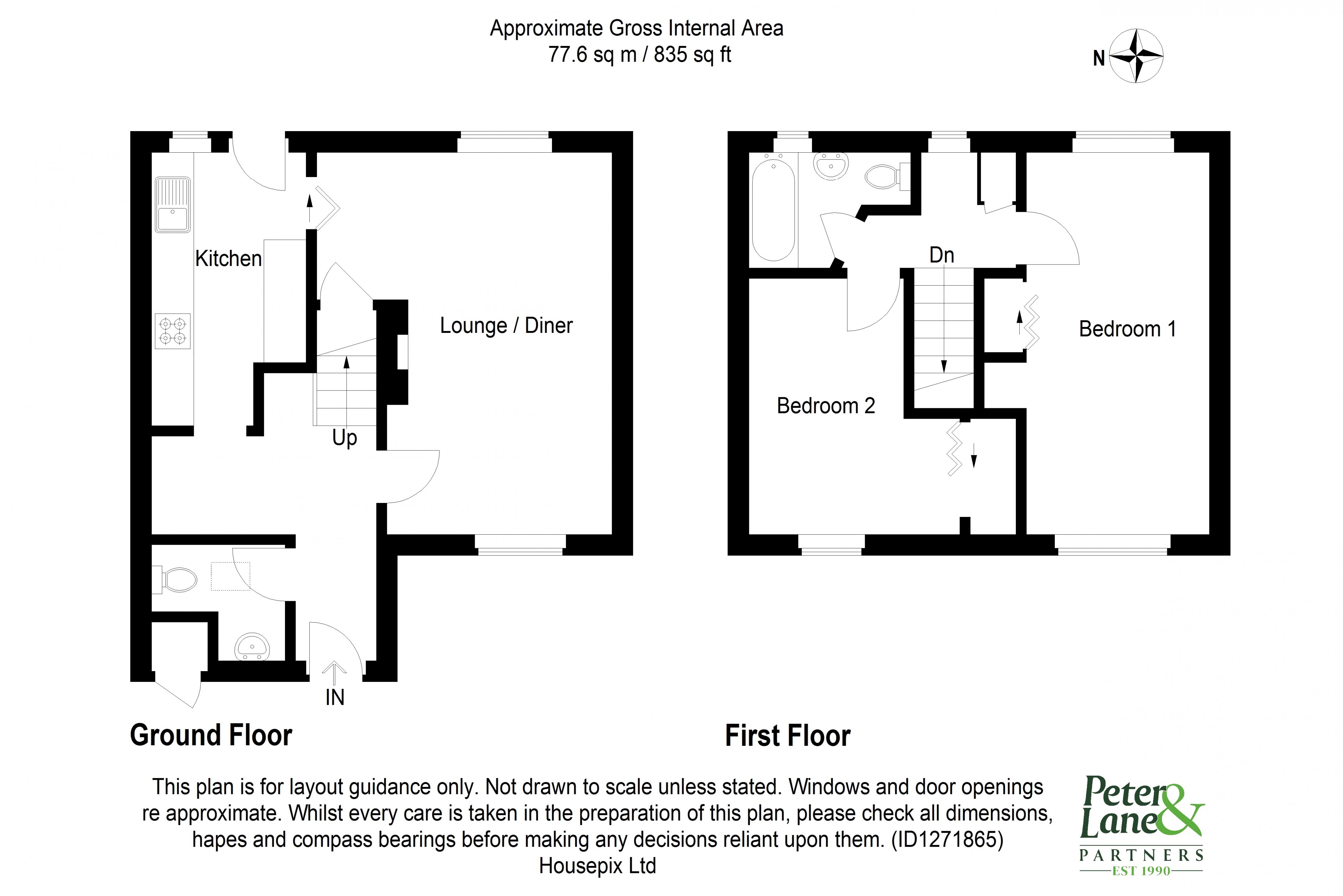 Floorplan for Wyton, Huntingdon