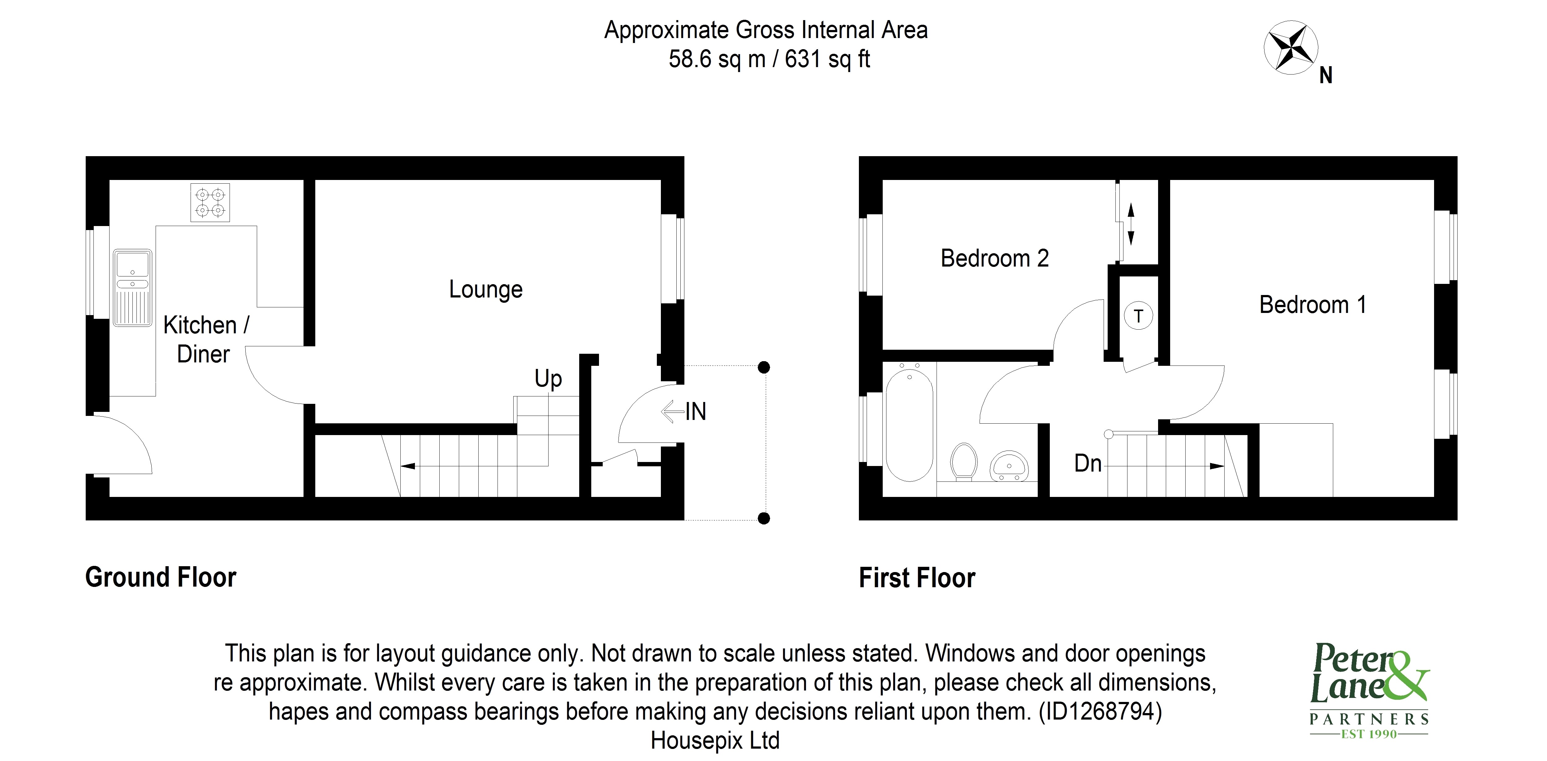Floorplan for Stukeley Meadows, Huntingdon