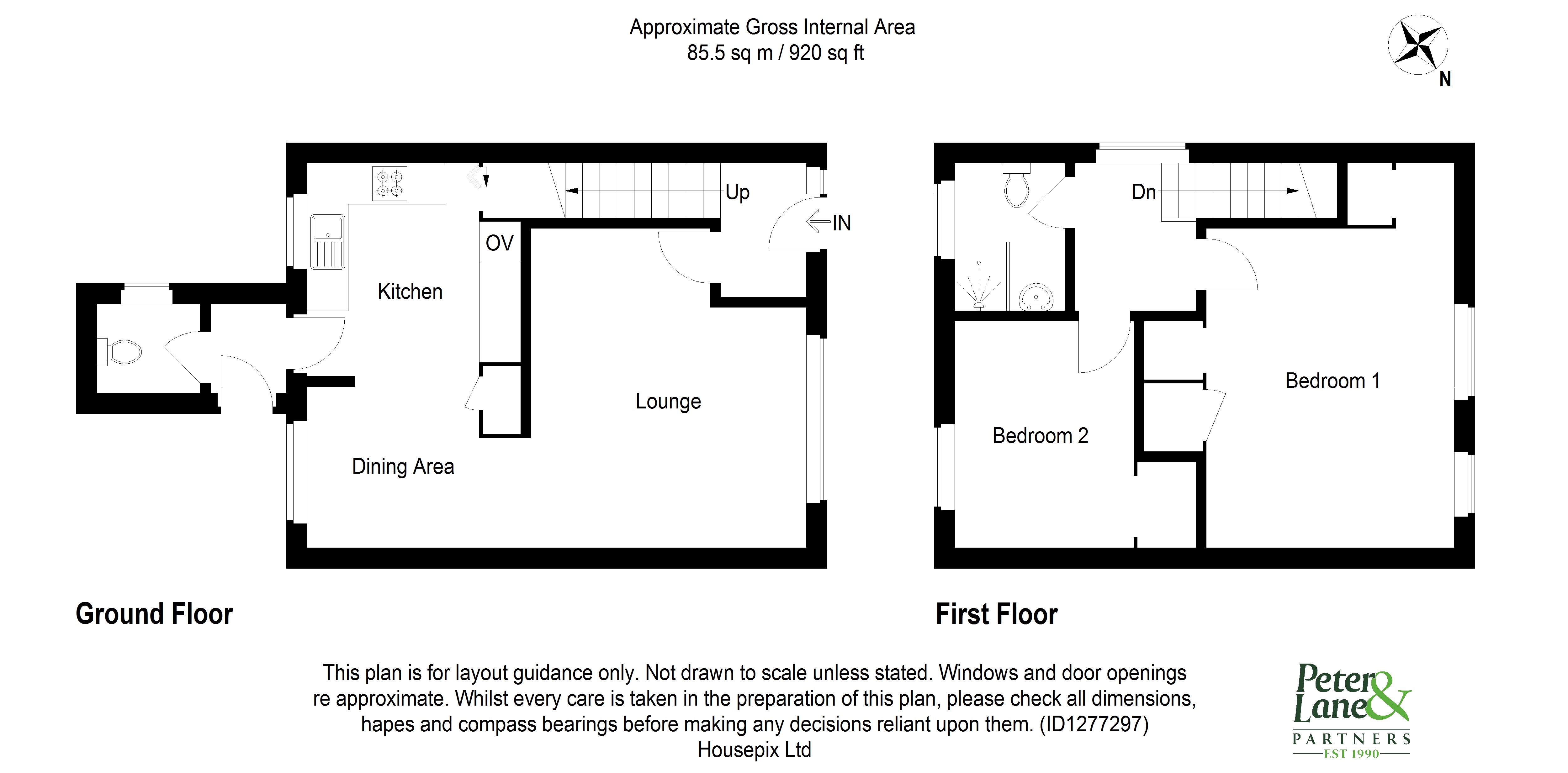 Floorplan for Lammas Gardens, Huntingdon
