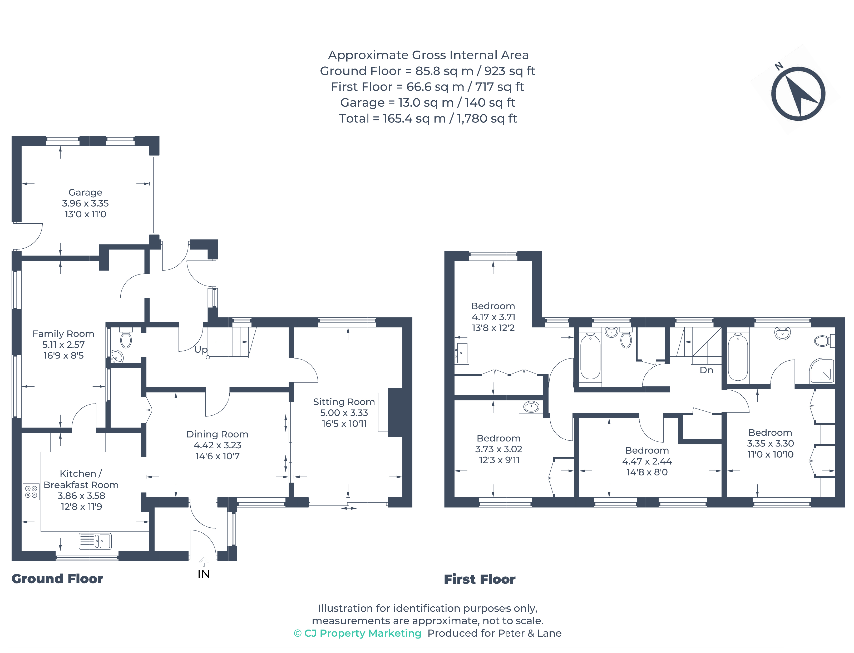 Floorplan for Little Paxton, St Neots, Cambridgeshire