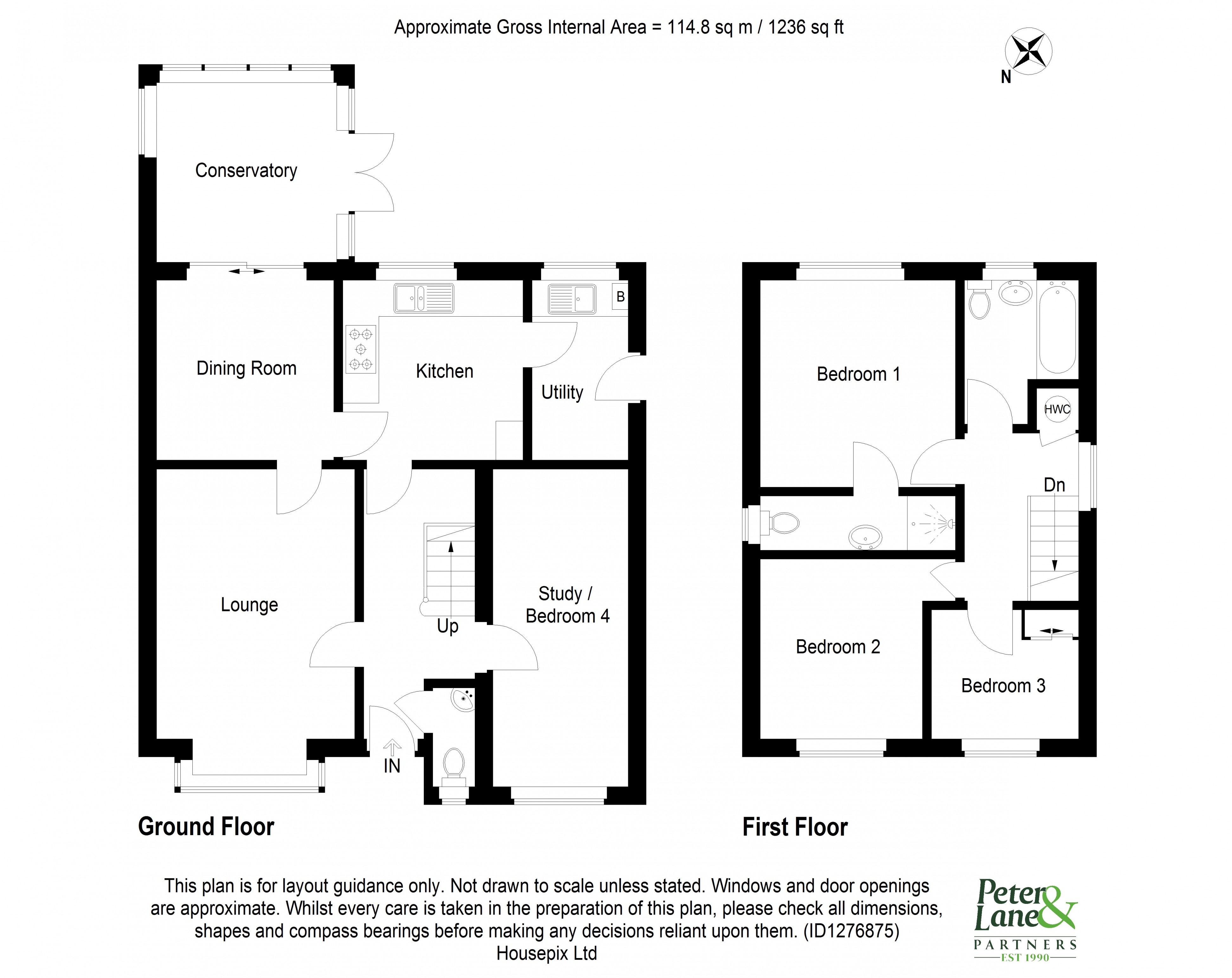 Floorplan for Stukeley Meadows, Huntingdon