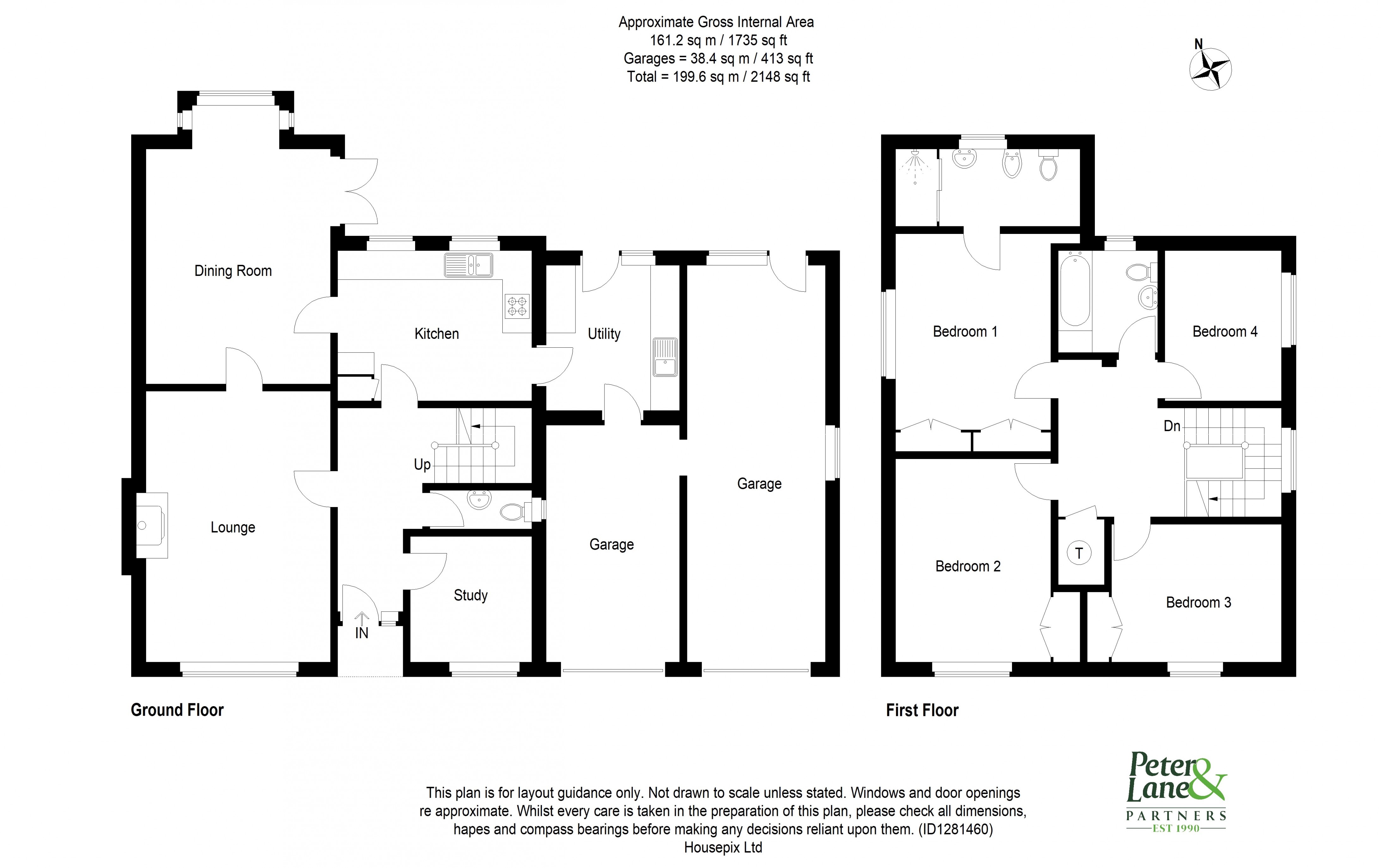 Floorplan for Hemingford Grey, Huntingdon