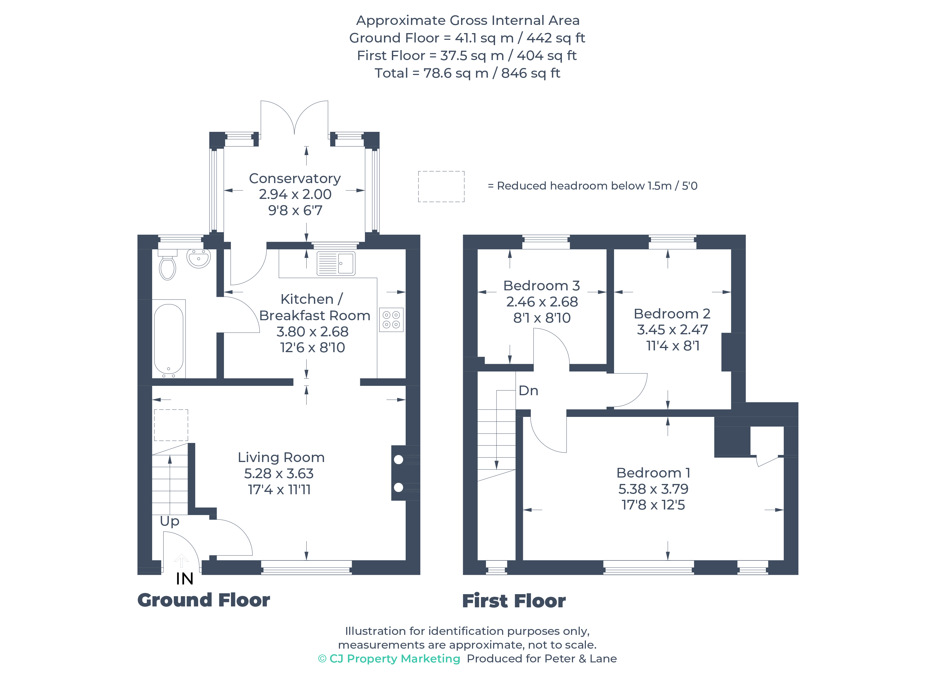 Floorplan for Eltisley, St Neots, Cambridgeshire
