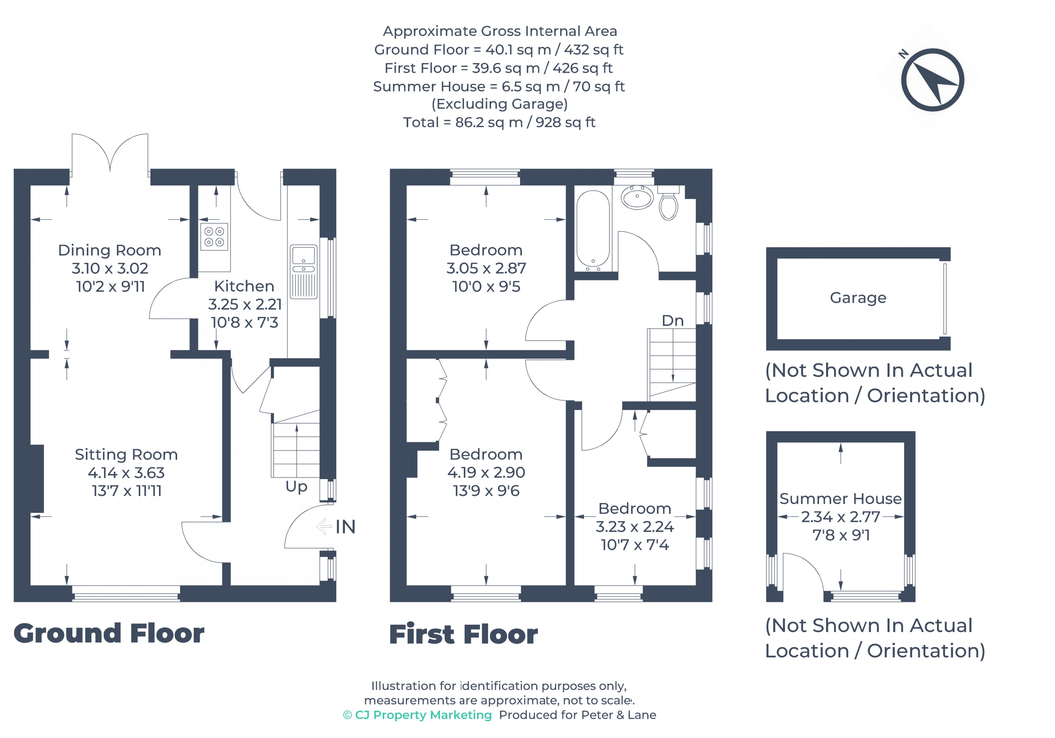 Floorplan for Little Paxton, St Neots, Cambridgeshire