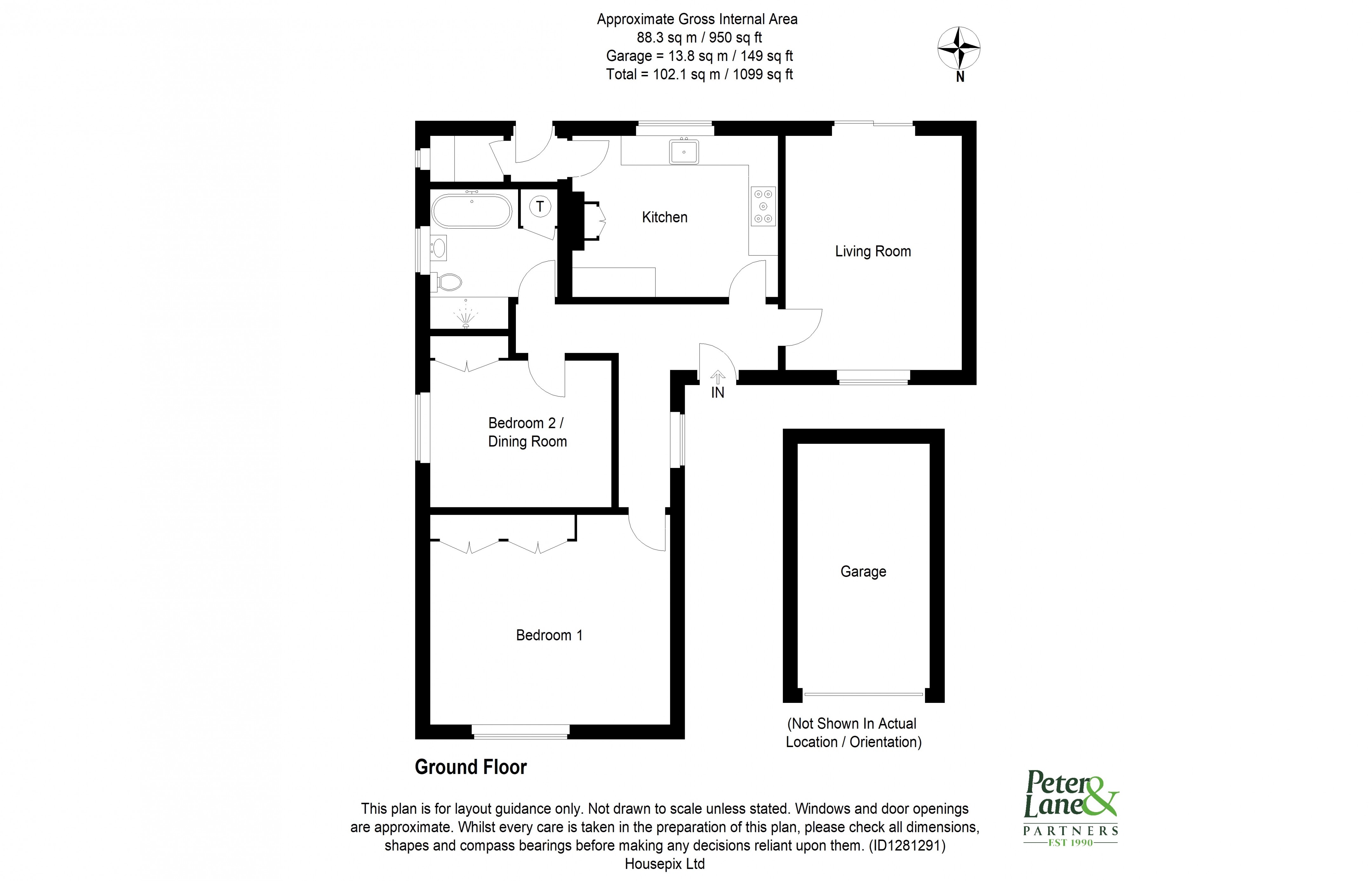 Floorplan for Fenstanton, Huntingdon