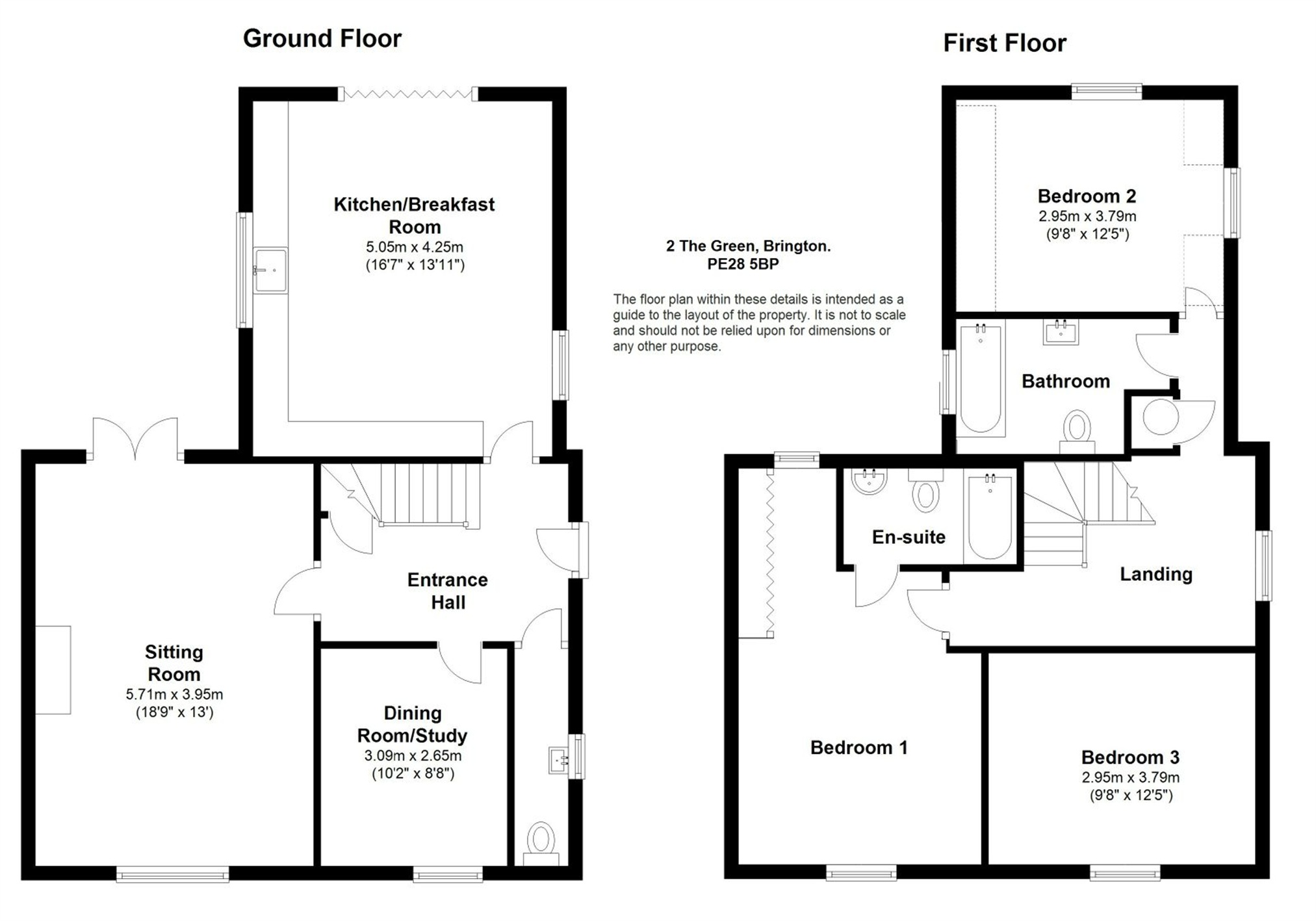 Floorplan for Brington, Huntingdon, Cambridgeshire