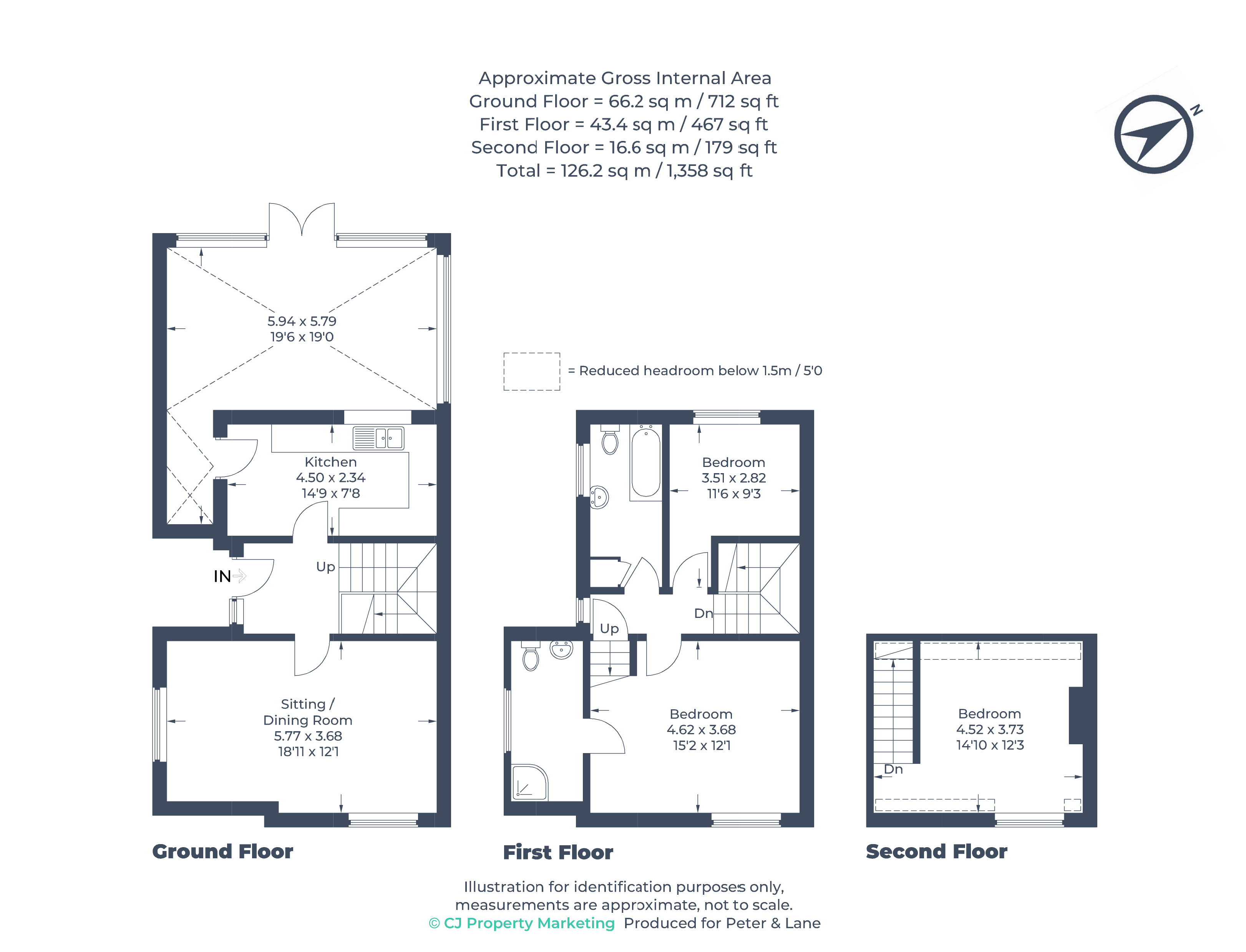 Floorplan for Eaton Ford, St Neots, Cambridgeshire