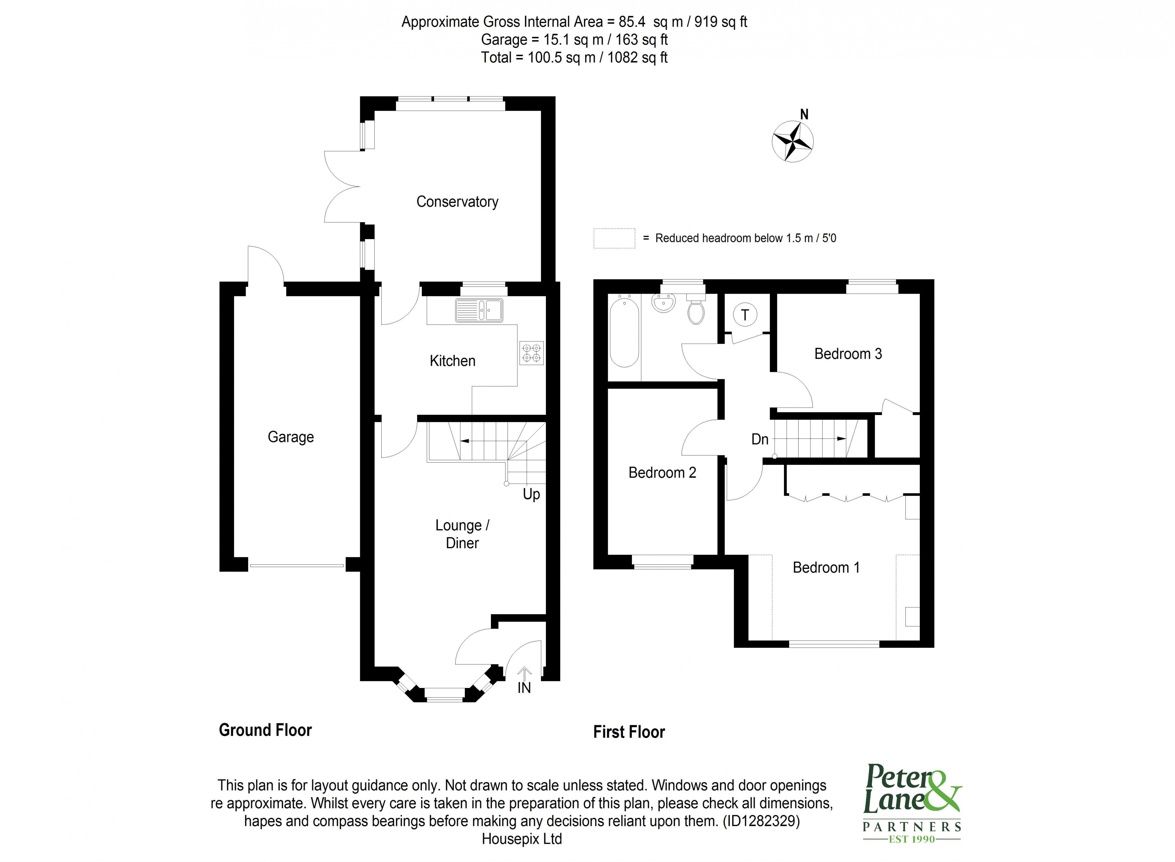 Floorplan for Stukeley Meadows, Huntingdon