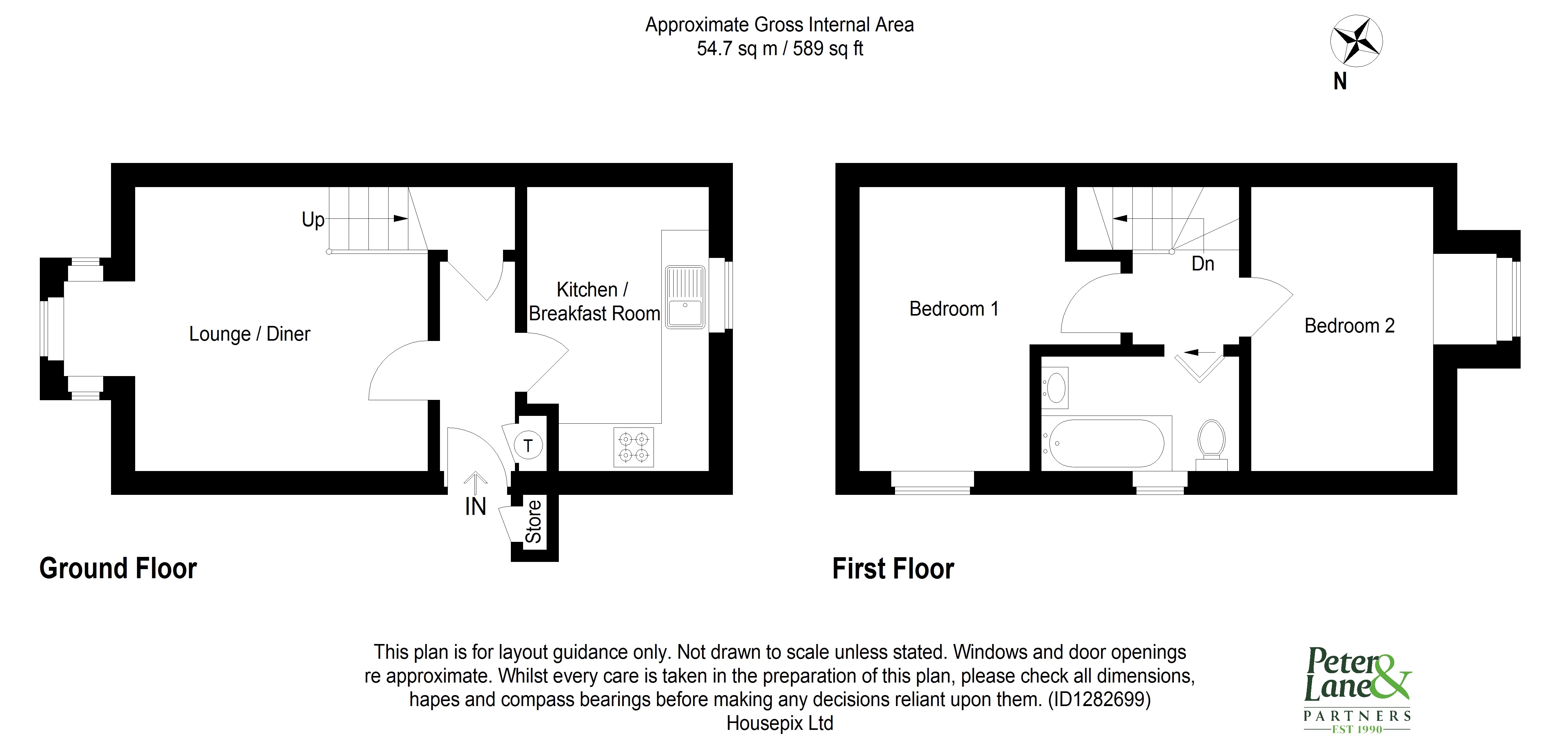 Floorplan for Godmanchester, Huntingdon