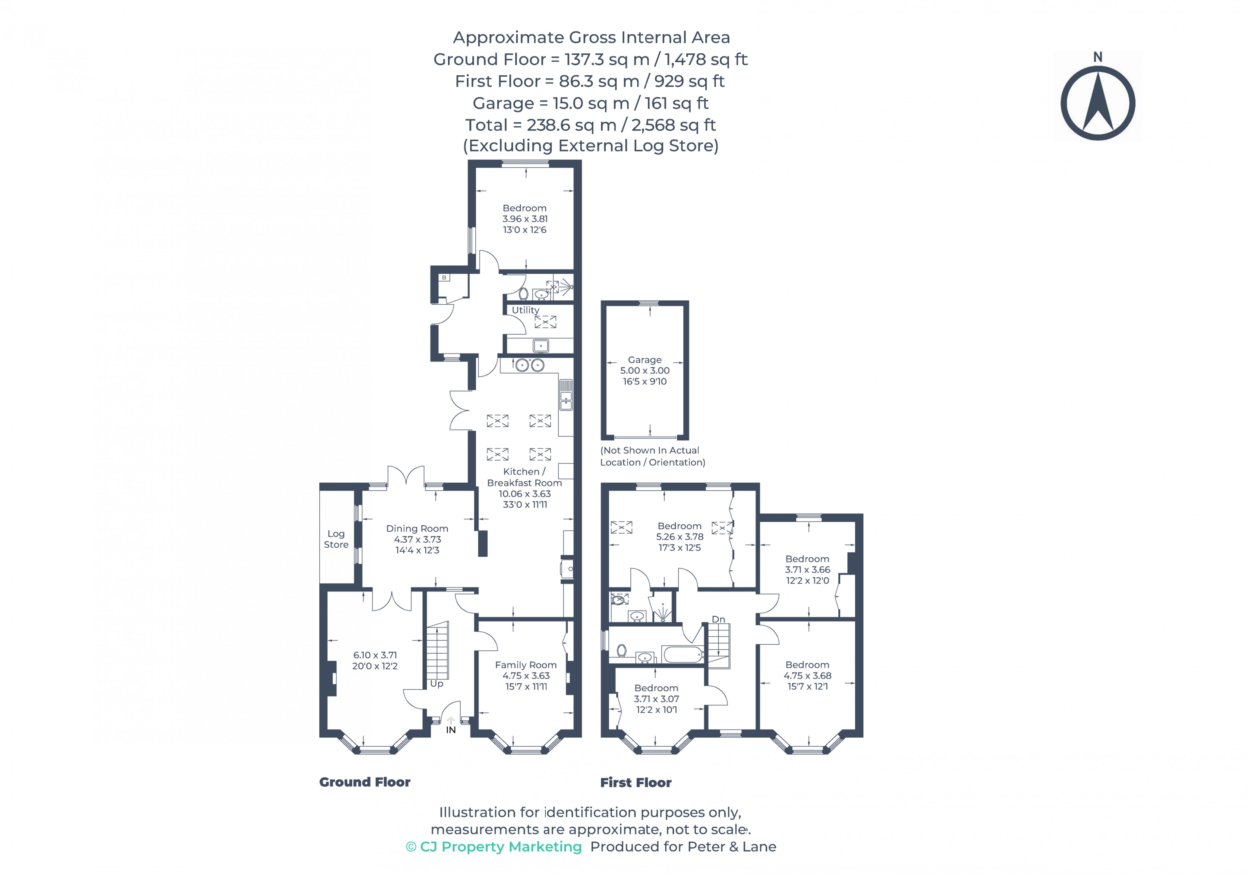Floorplan for Kings Road, St Neots, Cambridgeshire