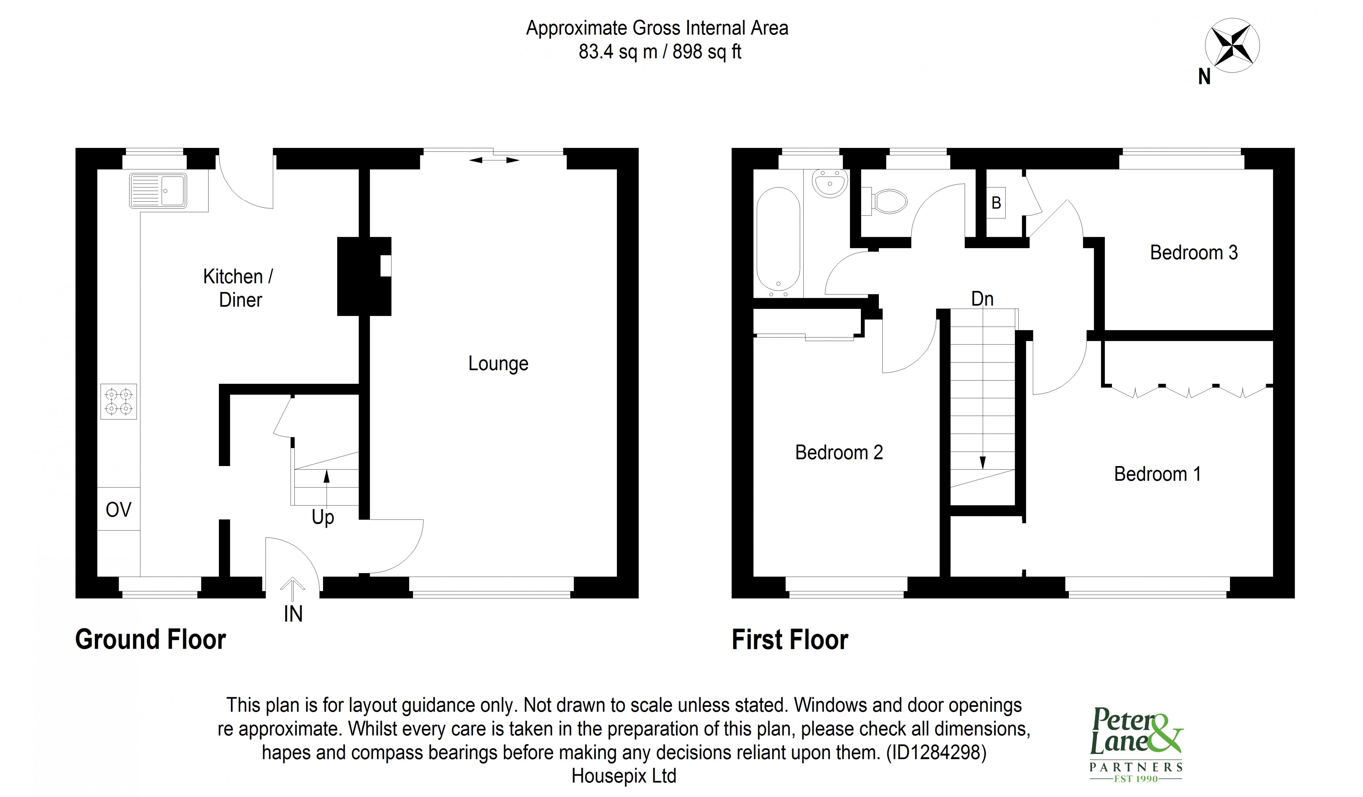 Floorplan for The Whaddons, Huntingdon