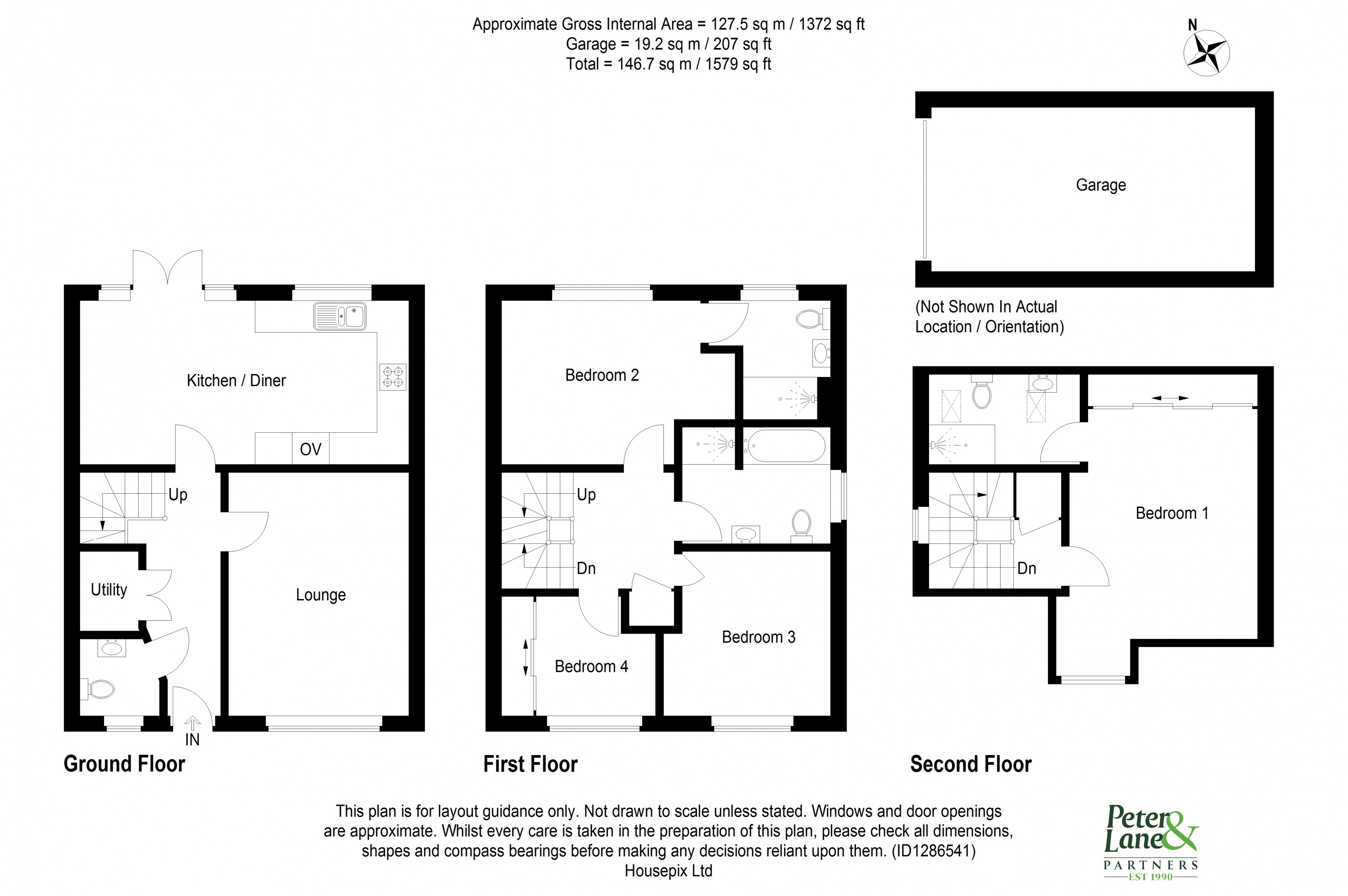 Floorplan for Buckden, St Neots