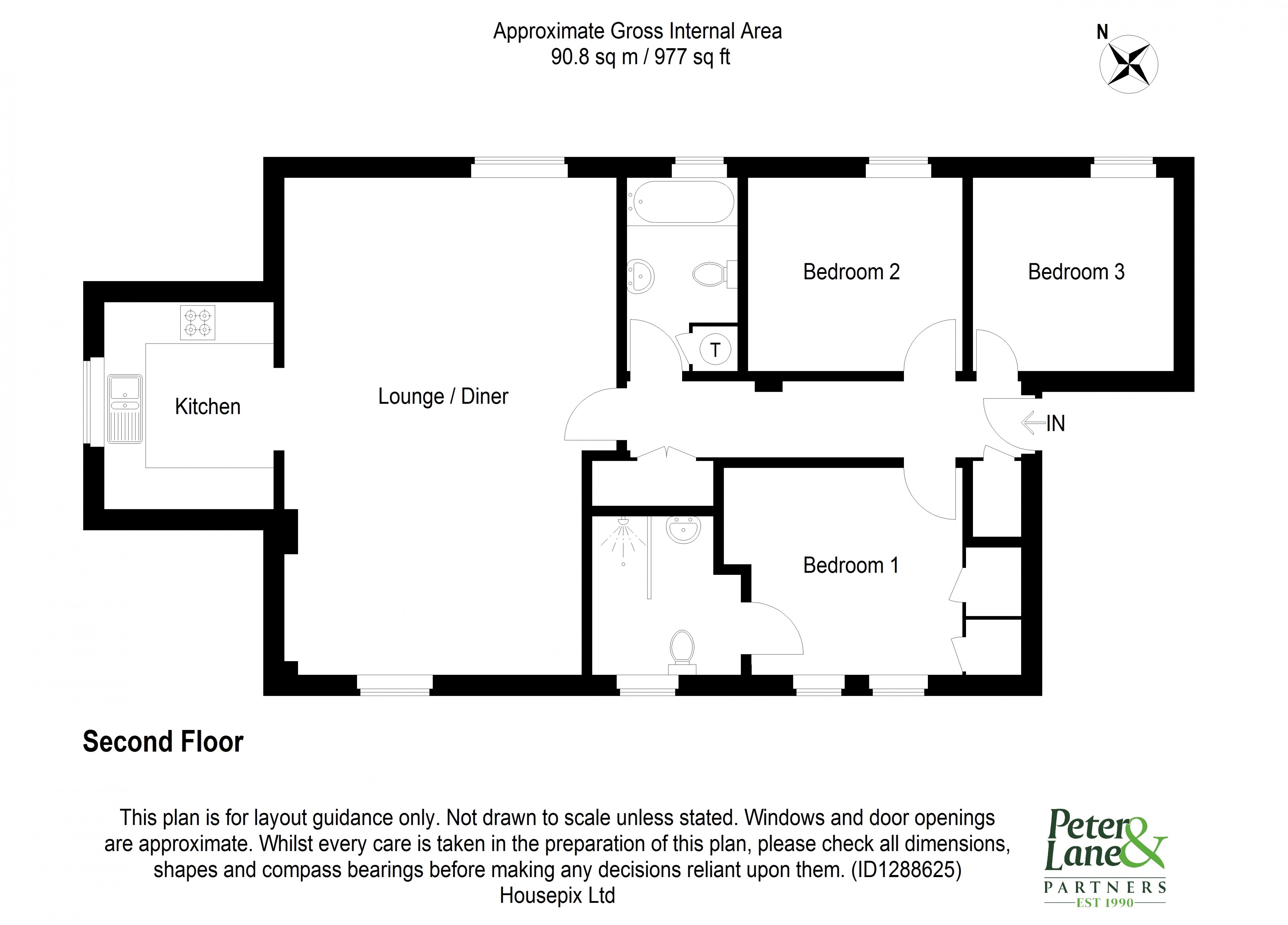 Floorplan for Buckden, St Neots, Cambridgeshire