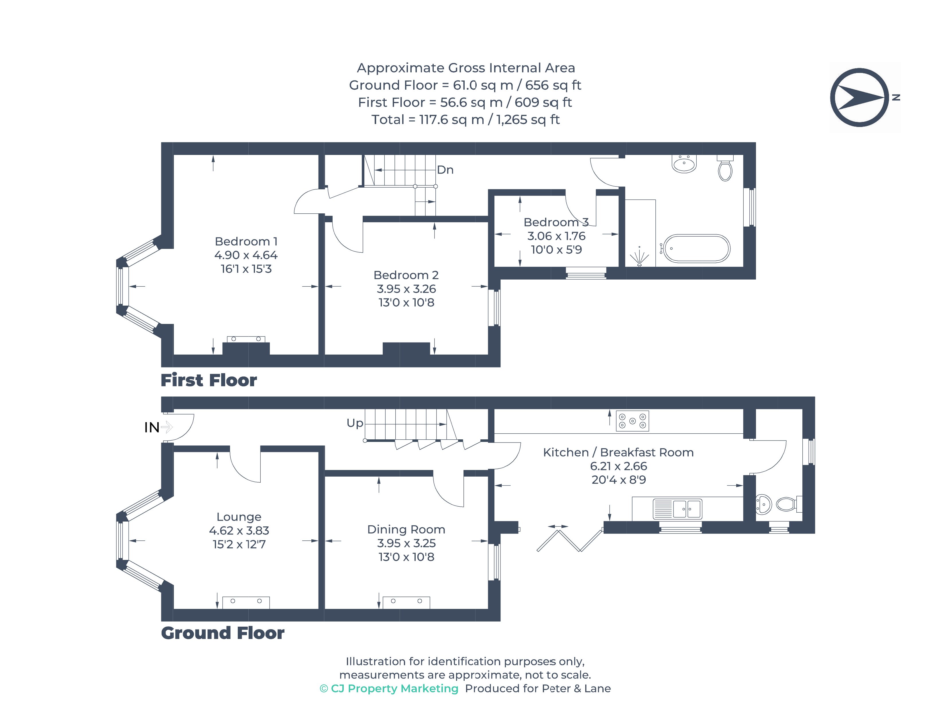 Floorplan for Avenue Road, St Neots