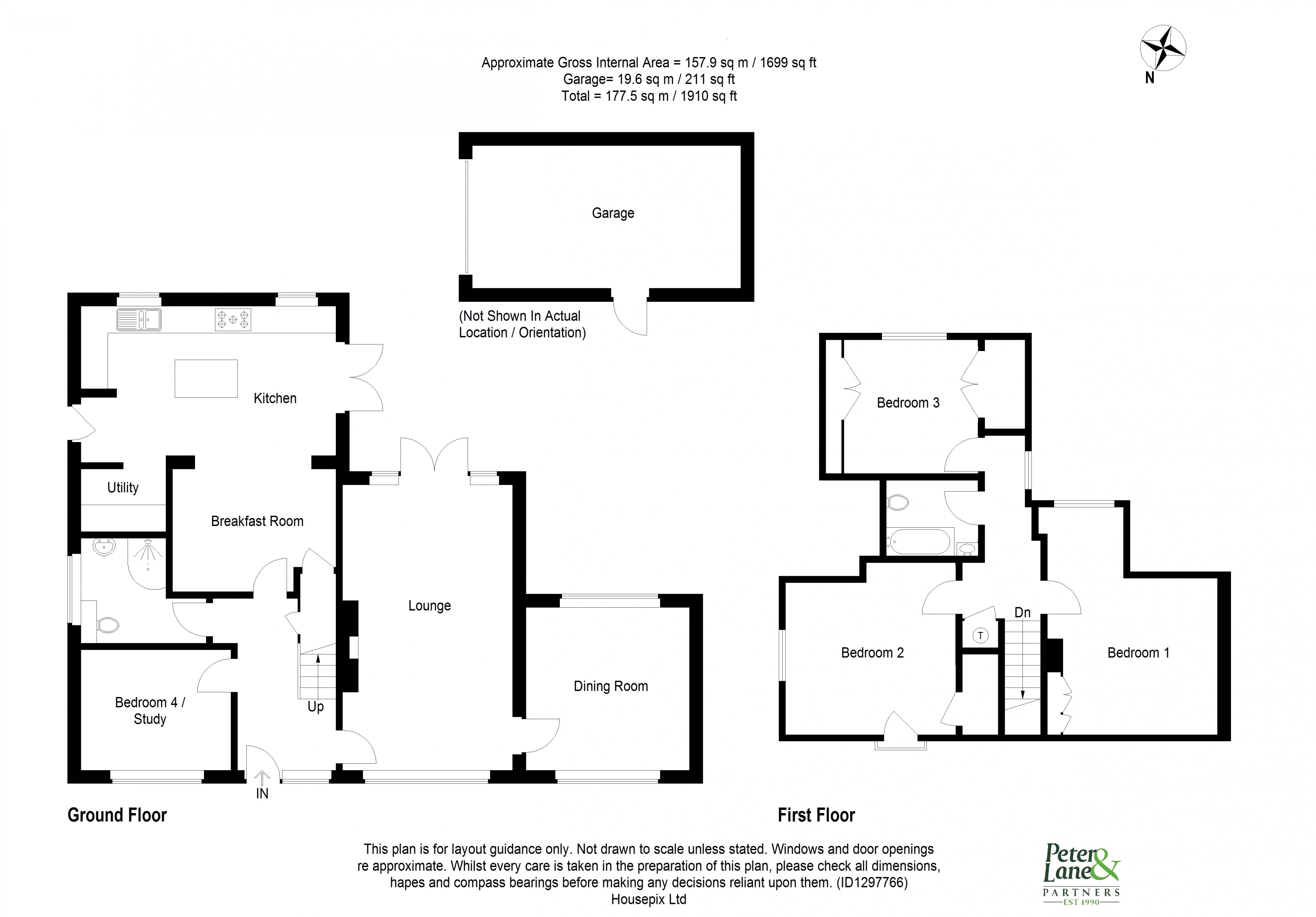 Floorplan for Glatton, Huntingdon