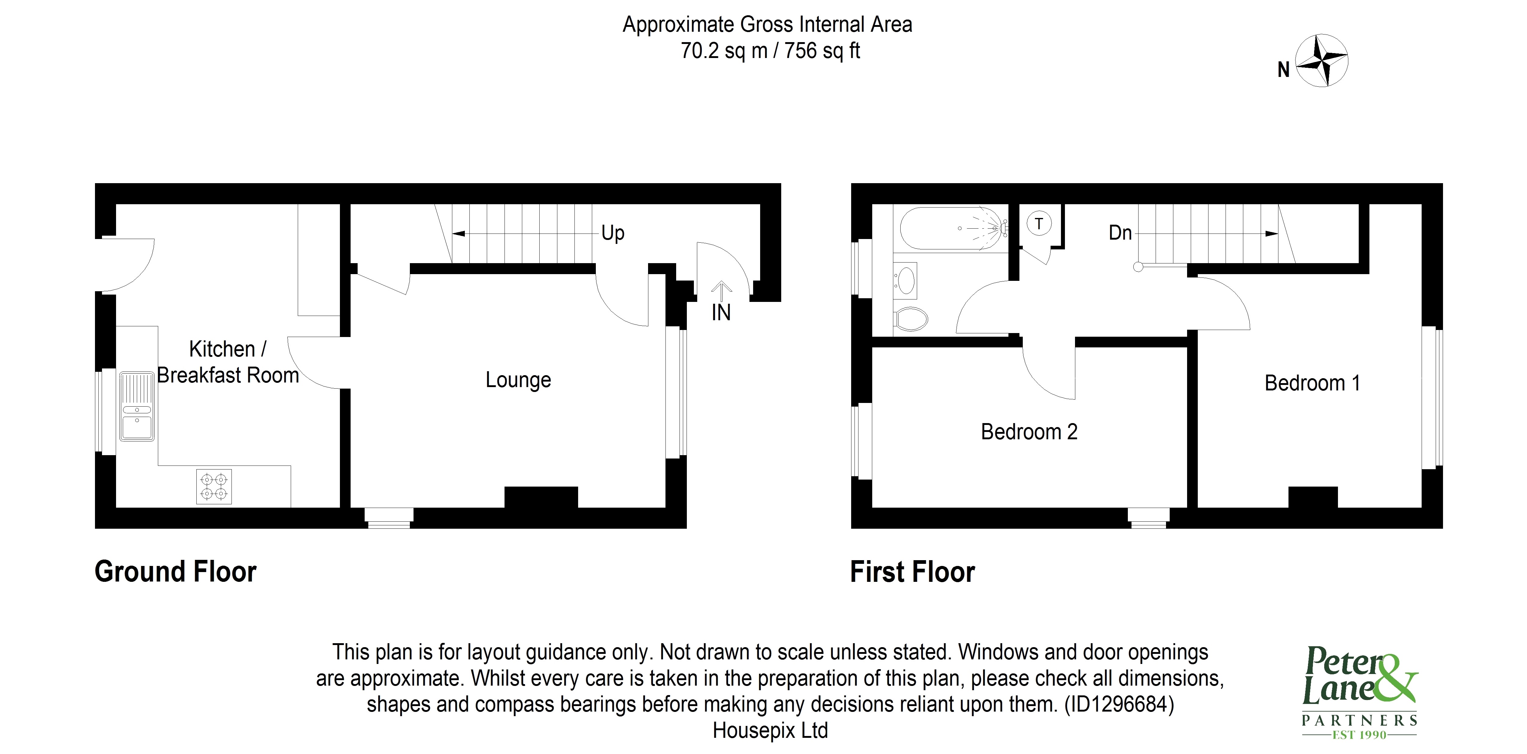 Floorplan for Brampton, Huntingdon