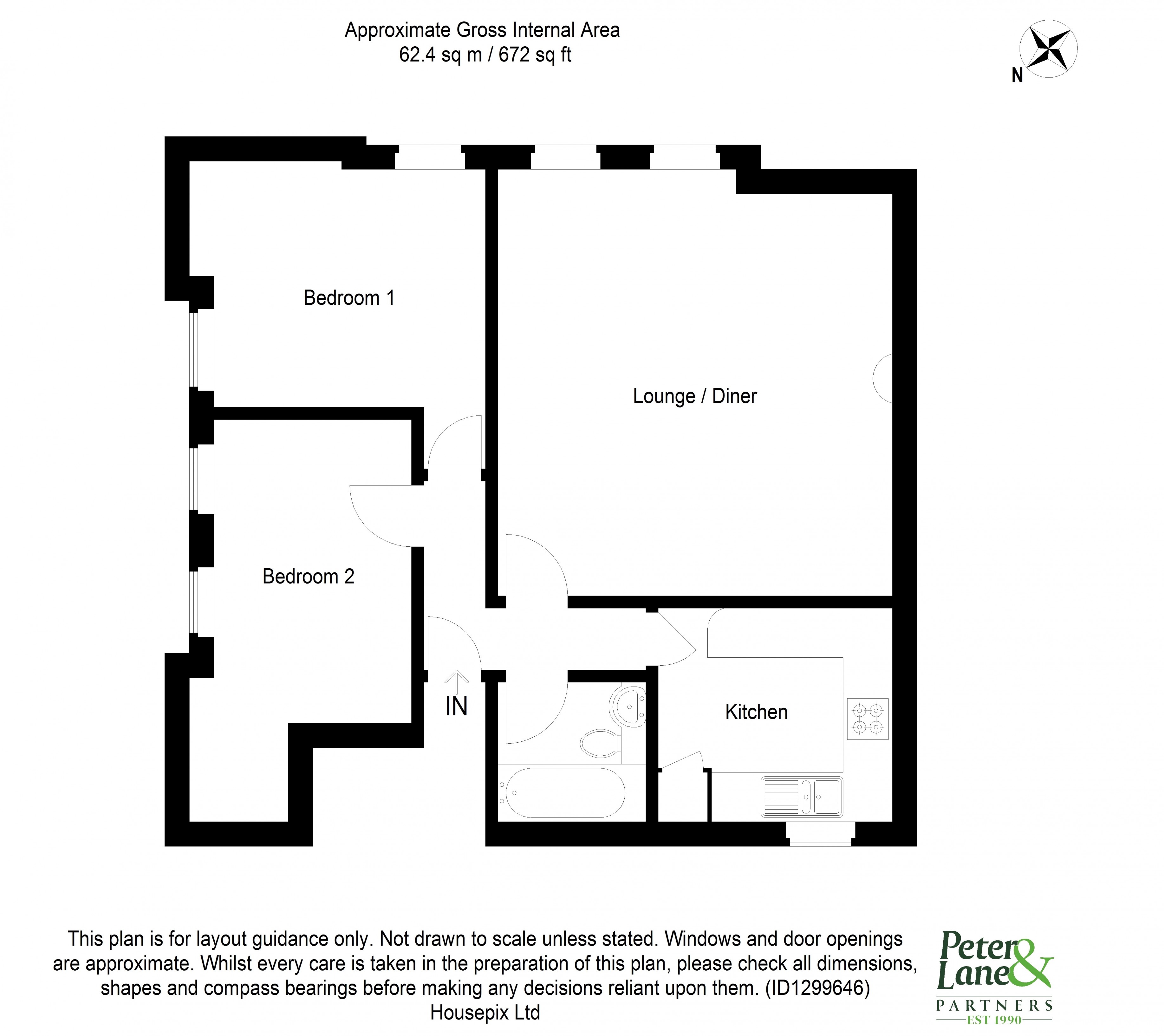 Floorplan for St Ives, Huntingdon