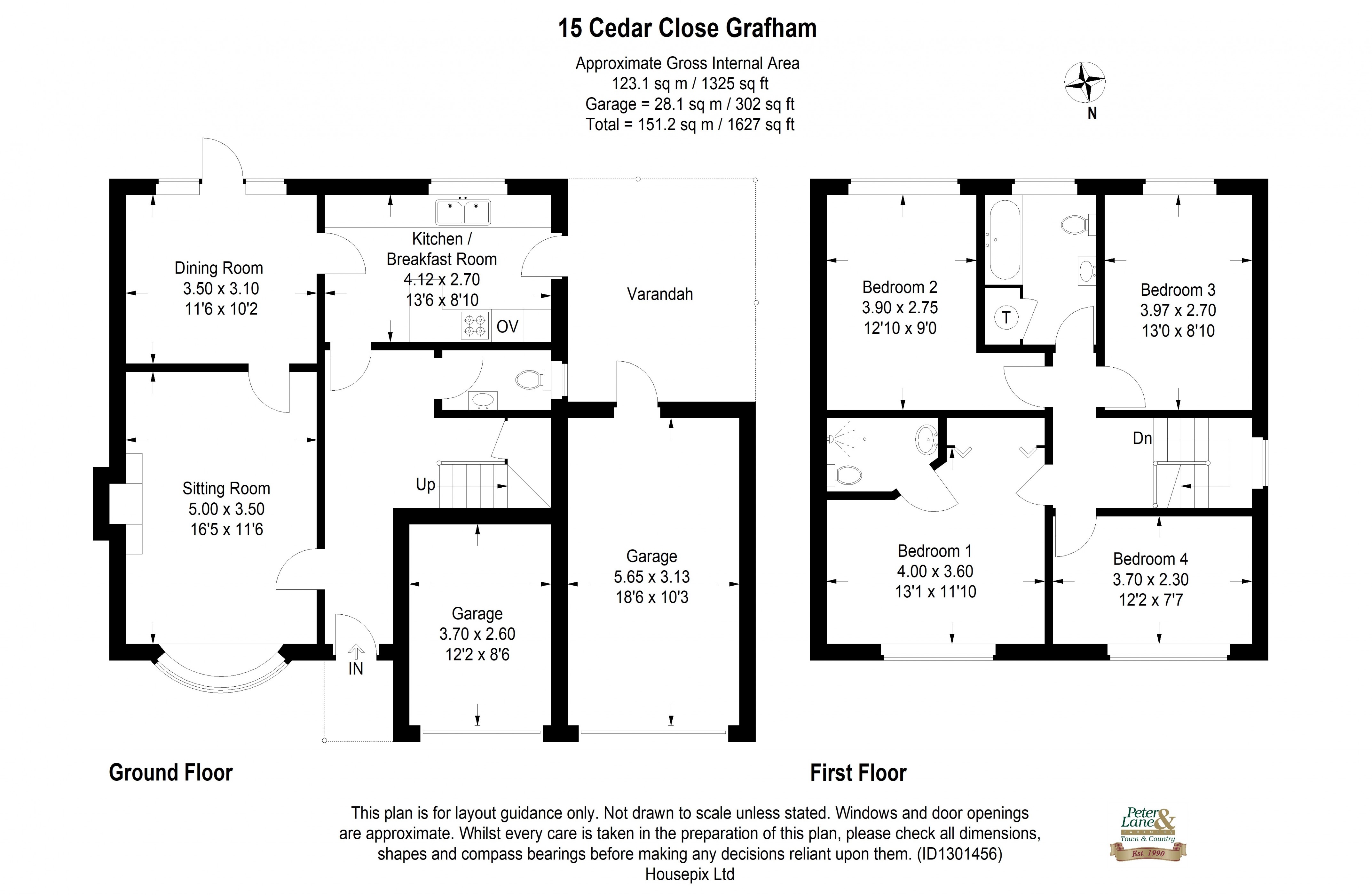 Floorplan for Grafham, Huntingdon, Cambridgeshire