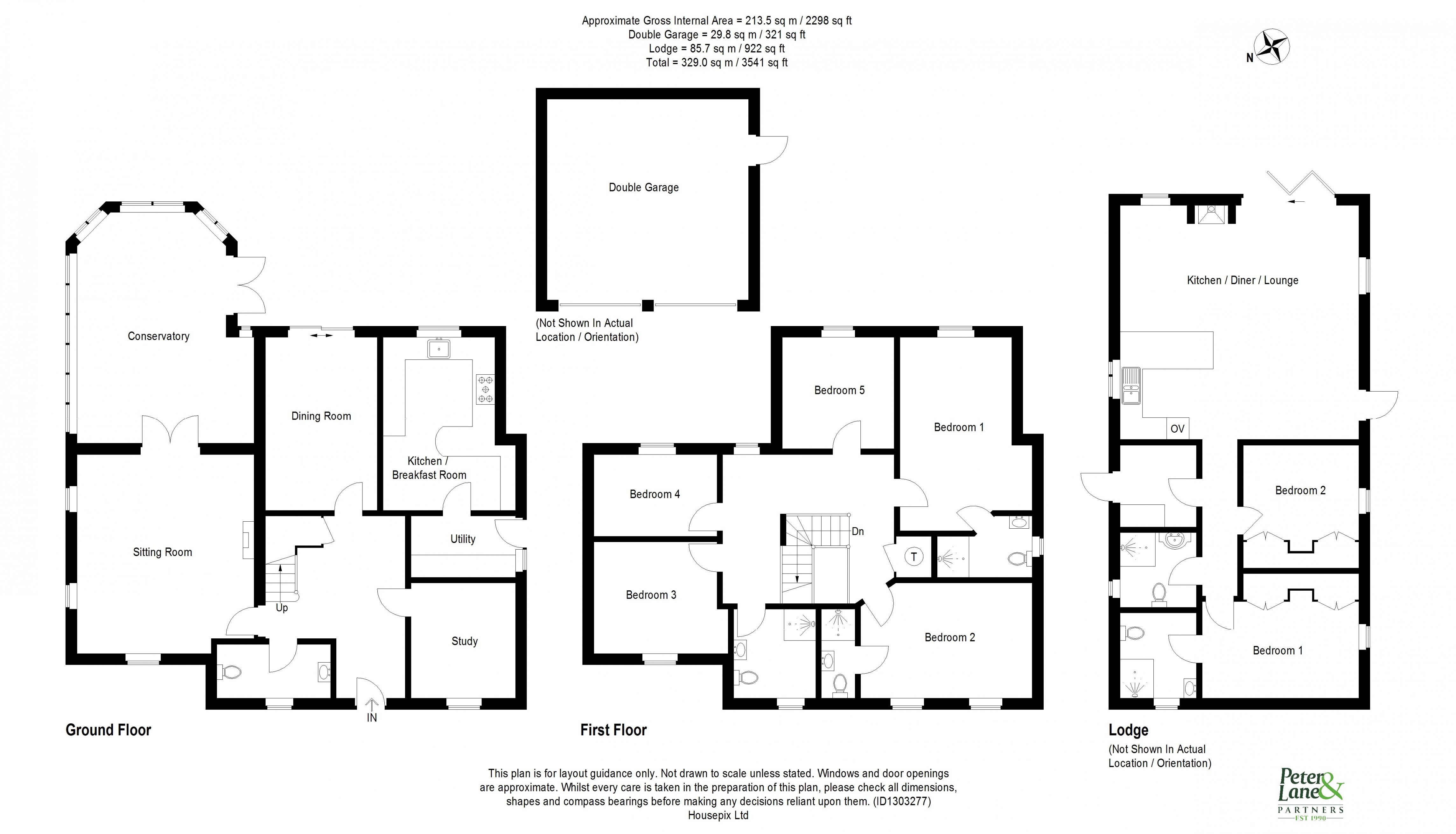 Floorplan for Upwood, Huntingdon